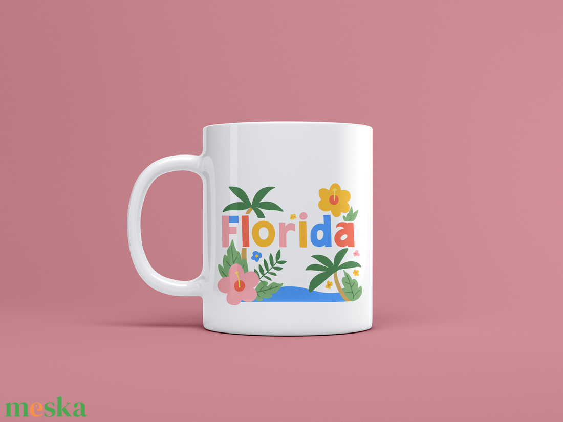 Florida mintás bögre tengerparti hangulat a kezedben - otthon & életmód - konyhafelszerelés, tálalás - tálalás - bögre & csésze - Meska.hu Florida mintás bögre tengerparti hangulat a kezedben - otthon & életmód - konyhafelszerelés, tálalás - tálalás - bögre & csésze - Meska.hu