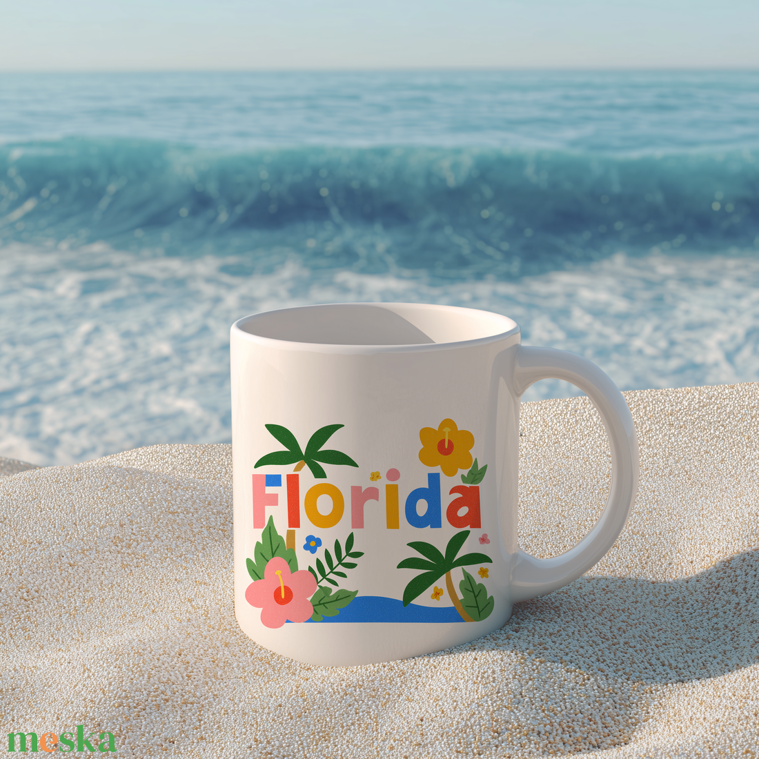 Florida mintás bögre tengerparti hangulat a kezedben - otthon & életmód - konyhafelszerelés, tálalás - tálalás - bögre & csésze - Meska.hu Florida mintás bögre tengerparti hangulat a kezedben - otthon & életmód - konyhafelszerelés, tálalás - tálalás - bögre & csésze - Meska.hu