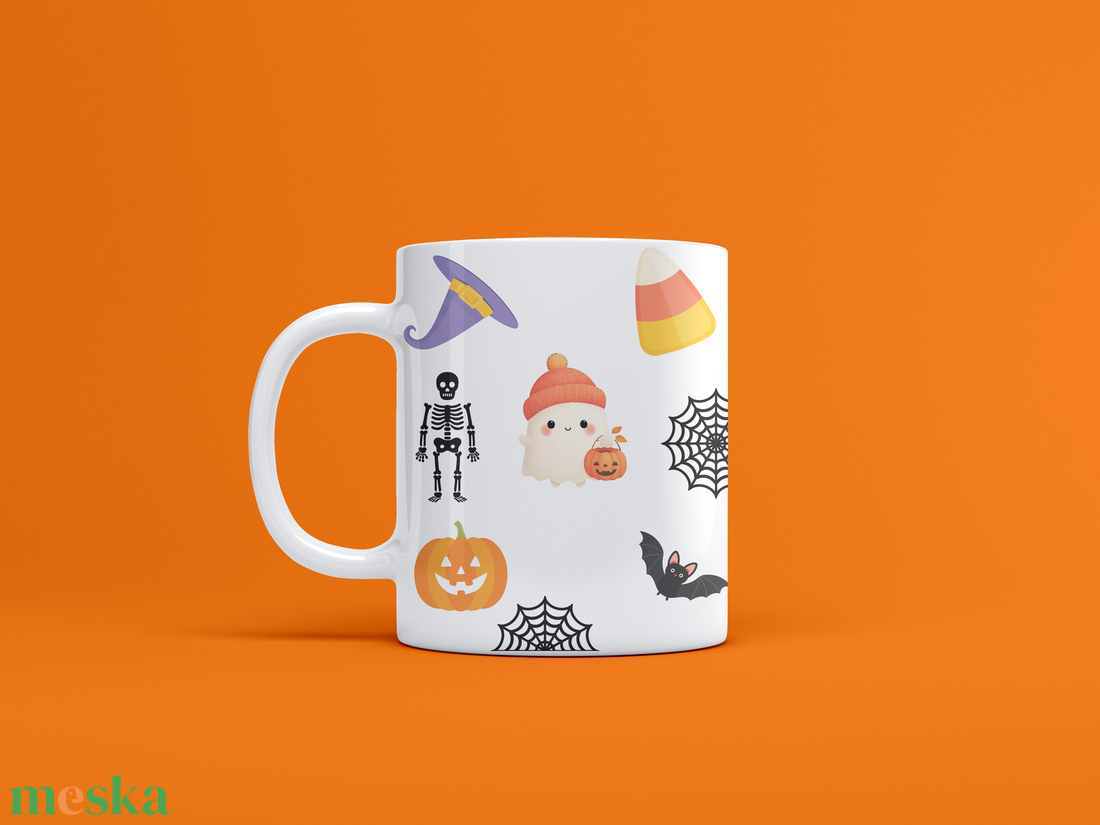 Halloween mintás bögre tök, szellem, boszorkánykalap és csontváz motívummal - otthon & életmód - konyhafelszerelés, tálalás - tálalás - bögre & csésze - Meska.hu Halloween mintás bögre tök, szellem, boszorkánykalap és csontváz motívummal - otthon & életmód - konyhafelszerelés, tálalás - tálalás - bögre & csésze - Meska.hu