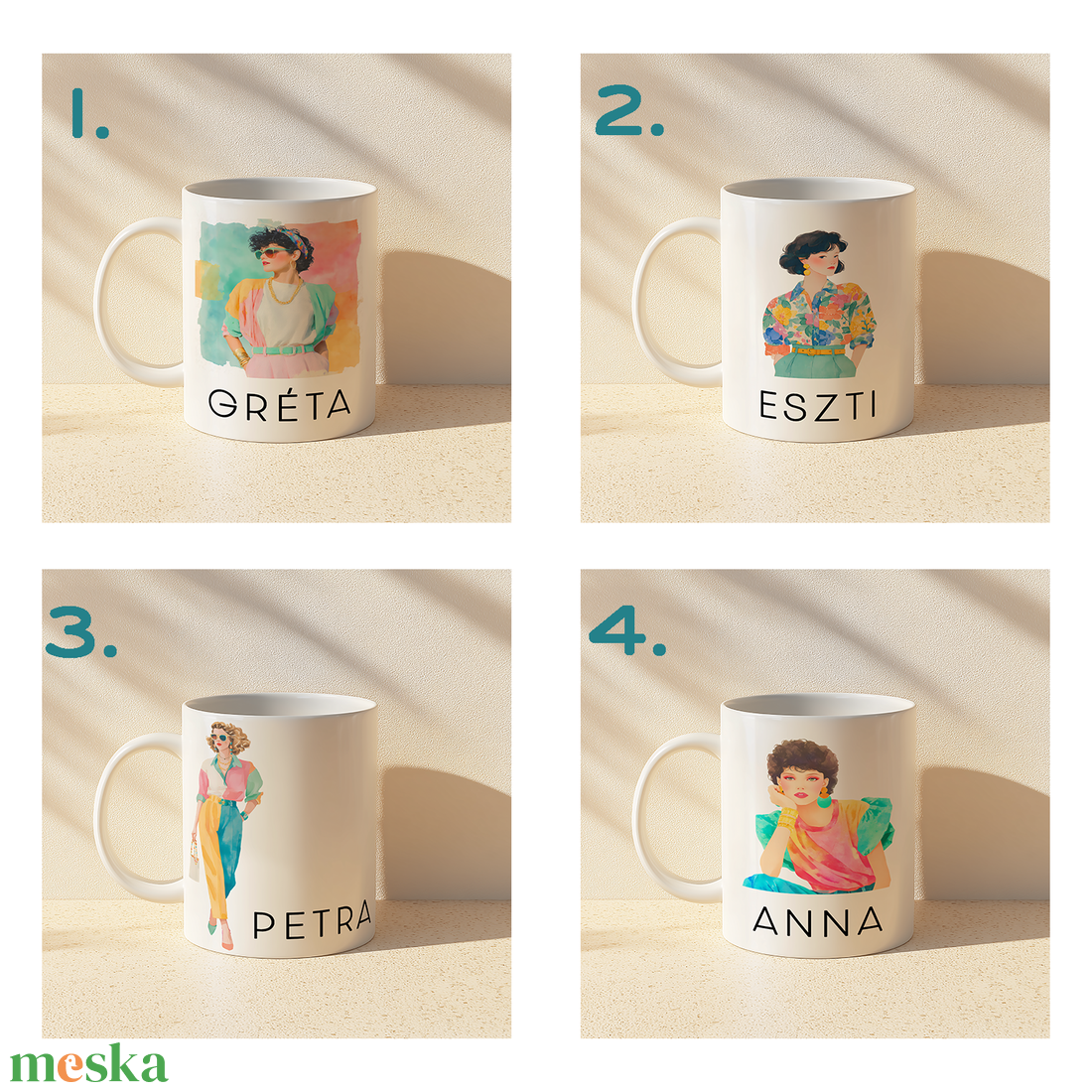 Névre szóló bögre retro divatkedvelő nőknek 80-as és 90-es évek stílusában, 3 dl - otthon & életmód - konyhafelszerelés, tálalás - tálalás - bögre & csésze - Meska.hu Névre szóló bögre retro divatkedvelő nőknek 80-as és 90-es évek stílusában, 3 dl - otthon & életmód - konyhafelszerelés, tálalás - tálalás - bögre & csésze - Meska.hu