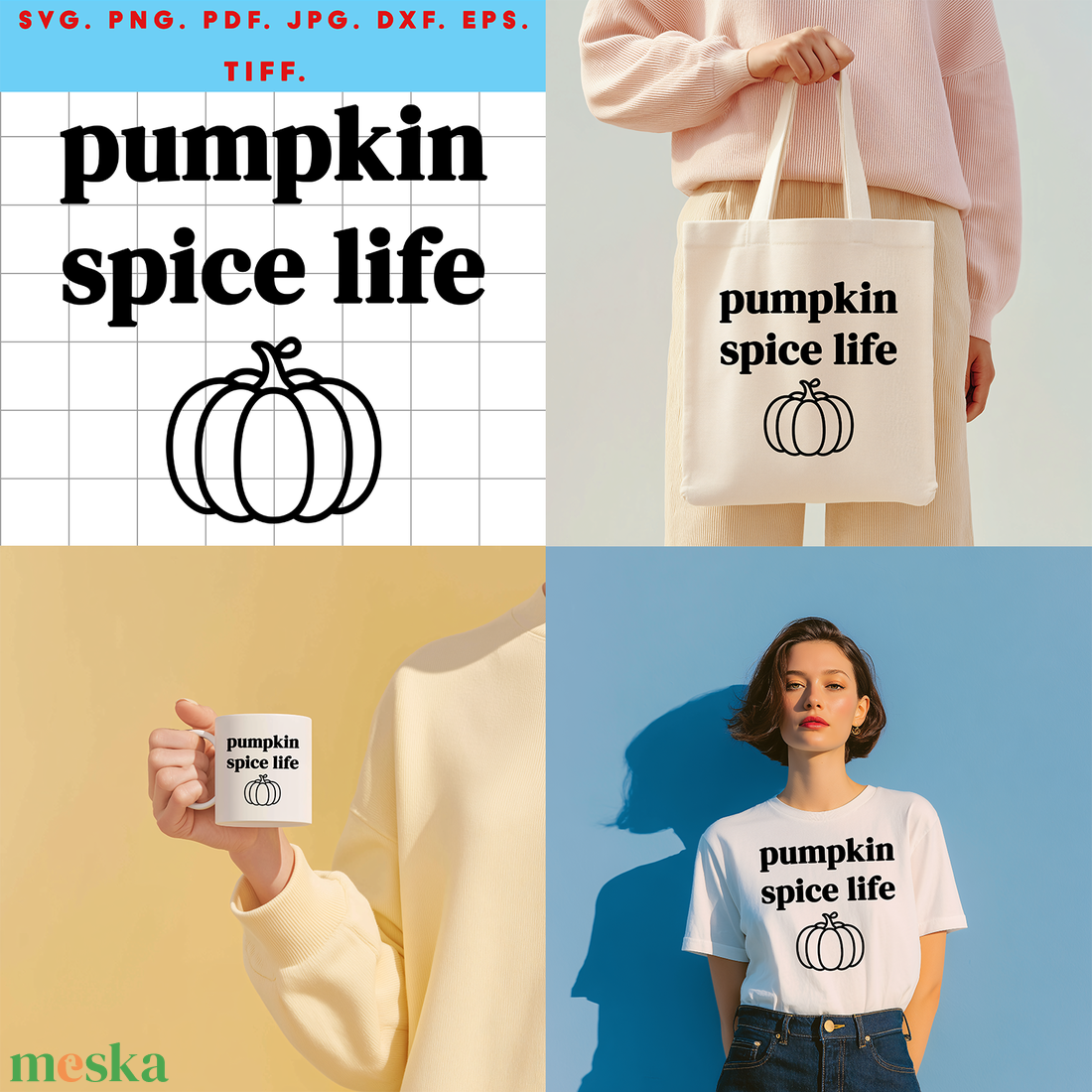 PUMPKIN SPICE LIFE Őszi digitális design fájl ZIP ( SVG, PNG, PDF, JPG, DXF, EPS, TIFF ) Cricut, Silhouette, szublimác - művészet - grafika & illusztráció - digitális - Meska.hu PUMPKIN SPICE LIFE Őszi digitális design fájl ZIP ( SVG, PNG, PDF, JPG, DXF, EPS, TIFF ) Cricut, Silhouette, szublimác - művészet - grafika & illusztráció - digitális - Meska.hu