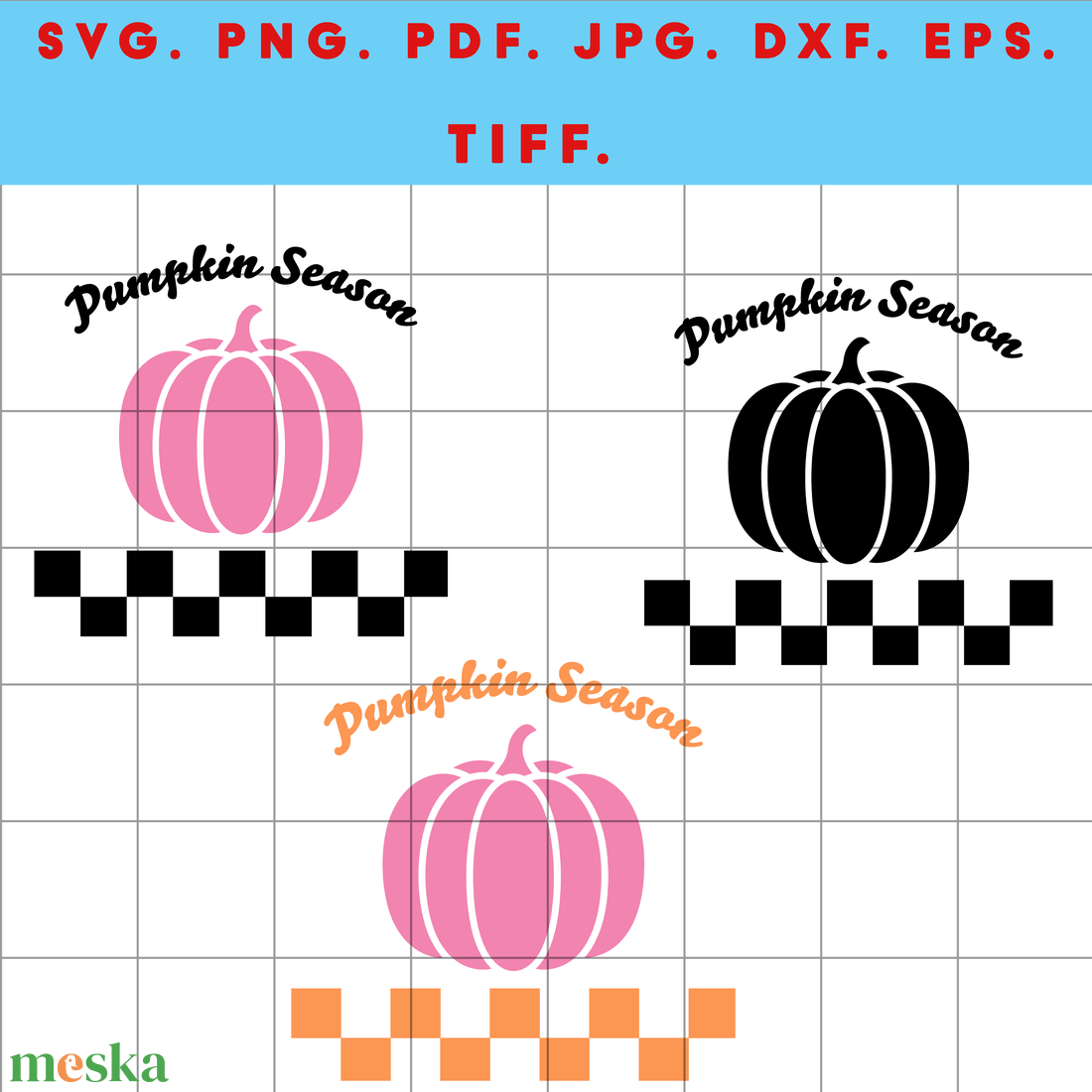 Pumpkin Season őszi digitális design fájl ZIP ( SVG, PNG, PDF, JPG, DXF, EPS, TIFF ) fekete és színes változat ZIP - művészet - grafika & illusztráció - digitális - Meska.hu Pumpkin Season őszi digitális design fájl ZIP ( SVG, PNG, PDF, JPG, DXF, EPS, TIFF ) fekete és színes változat ZIP - művészet - grafika & illusztráció - digitális - Meska.hu