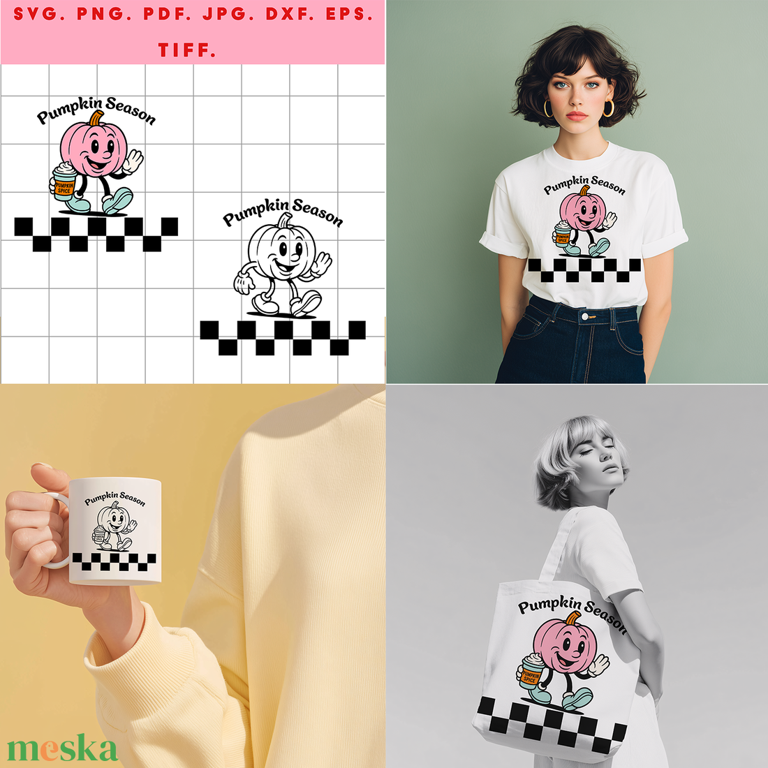 Őszi Pumpkin karakter digitális design ZIP ( SVG, PNG, PDF, JPG, DXF, EPS, TIFF ) fekete és színes változatok - művészet - grafika & illusztráció - digitális - Meska.hu Őszi Pumpkin karakter digitális design ZIP ( SVG, PNG, PDF, JPG, DXF, EPS, TIFF ) fekete és színes változatok - művészet - grafika & illusztráció - digitális - Meska.hu
