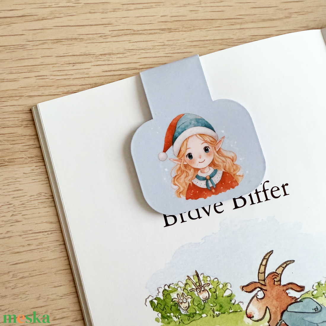 Lány manós mágneses könyvjelző - könyv & zene - könyvjelző - Meska.hu