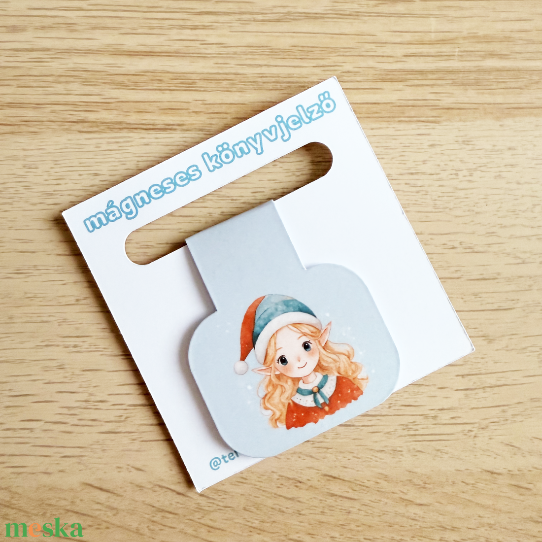 Lány manós mágneses könyvjelző - könyv & zene - könyvjelző - Meska.hu