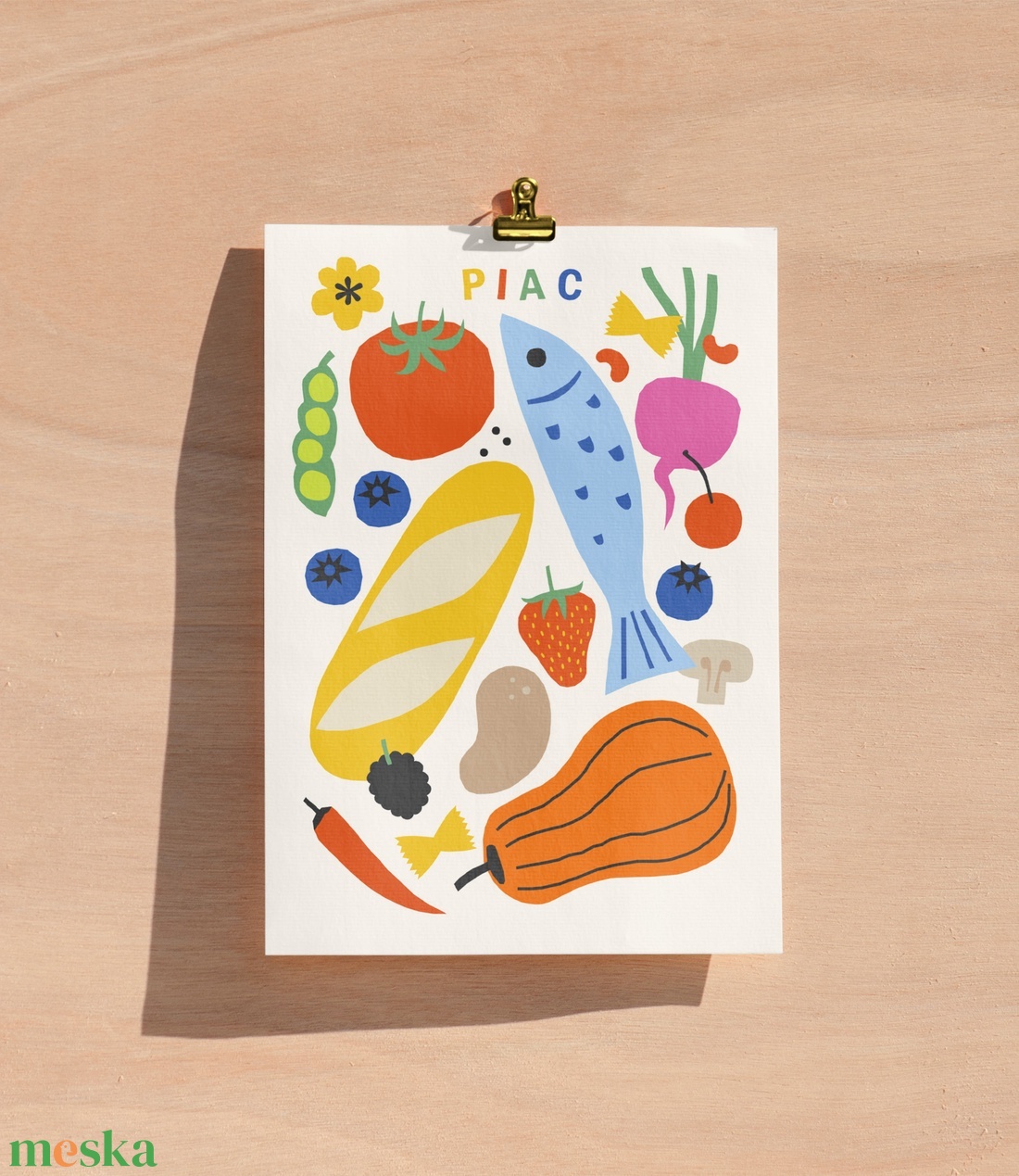 Piac - digitális plakát 8 méretben - otthon & életmód - dekoráció - kép & falikép - plakát - Meska.hu