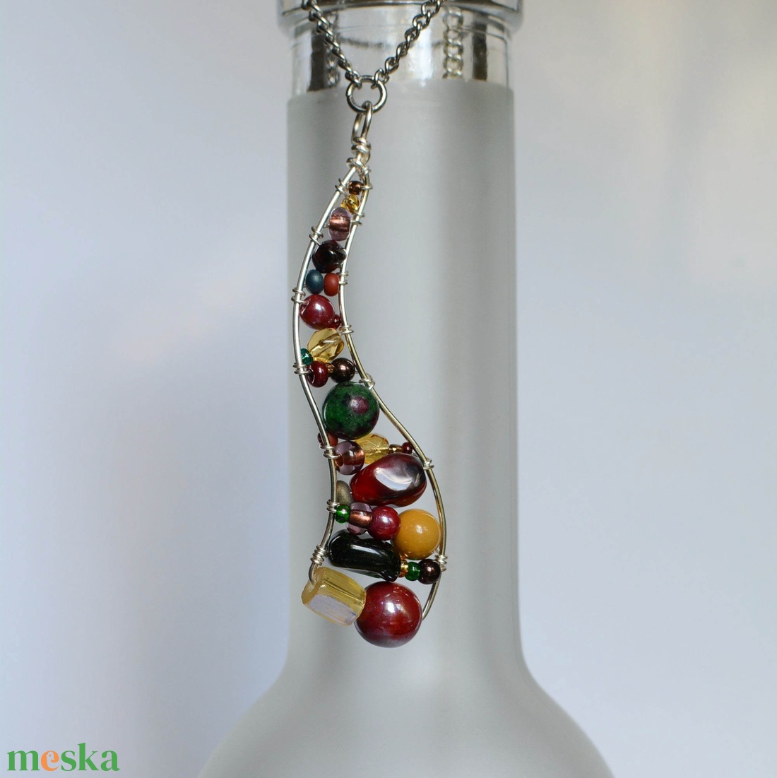 Lánc Ívvarázs - Hosszú - Ragyogó ősz - ékszer - nyaklánc - hosszú nyaklánc - Meska.hu