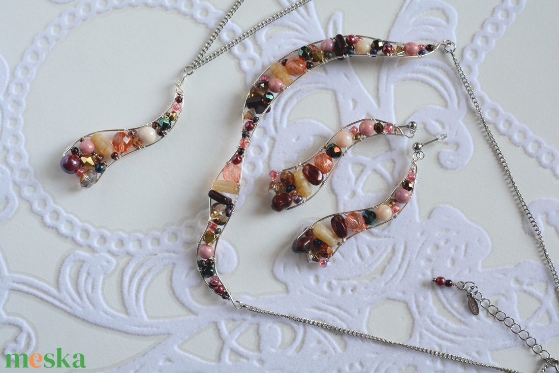 Lánc Ívvarázs - Hosszú - Ragyogó ősz - ékszer - nyaklánc - hosszú nyaklánc - Meska.hu Lánc Ívvarázs - Hosszú - Ragyogó ősz - ékszer - nyaklánc - hosszú nyaklánc - Meska.hu