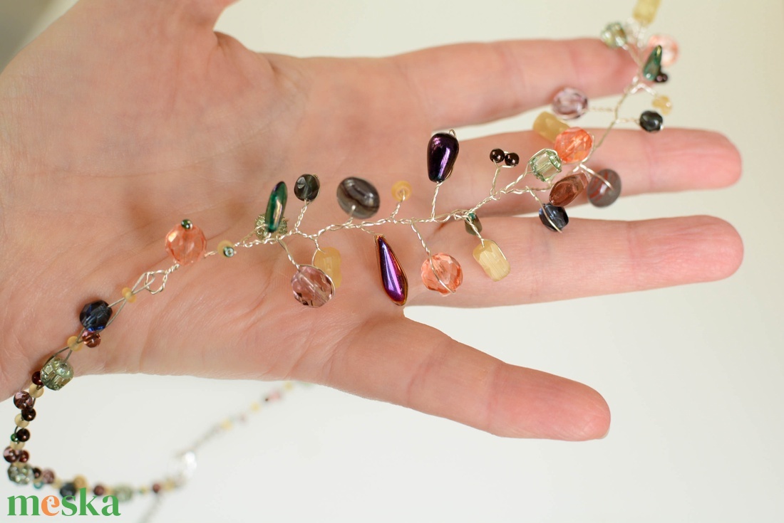 Lánc Pillefürt - Türkiz-Bronz - Nikkelmentes - ékszer - nyaklánc - statement nyaklánc - Meska.hu Lánc Pillefürt - Türkiz-Bronz - Nikkelmentes - ékszer - nyaklánc - statement nyaklánc - Meska.hu