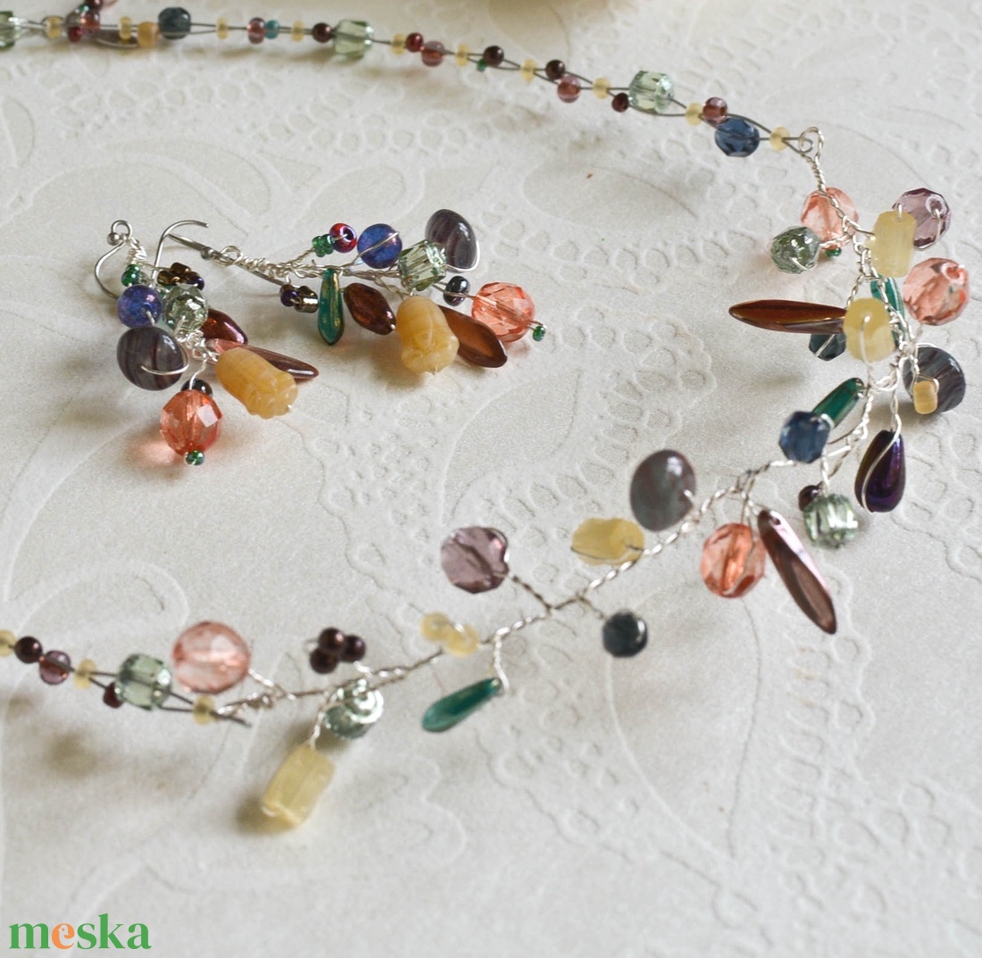 Lánc Pillefürt - Türkiz-Bronz - Nikkelmentes - ékszer - nyaklánc - statement nyaklánc - Meska.hu Lánc Pillefürt - Türkiz-Bronz - Nikkelmentes - ékszer - nyaklánc - statement nyaklánc - Meska.hu