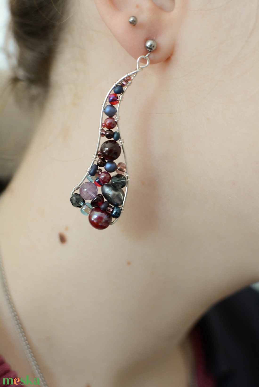 Lánc Ívvarázs - Hosszú - Őszi bogyók - ékszer - nyaklánc - hosszú nyaklánc - Meska.hu