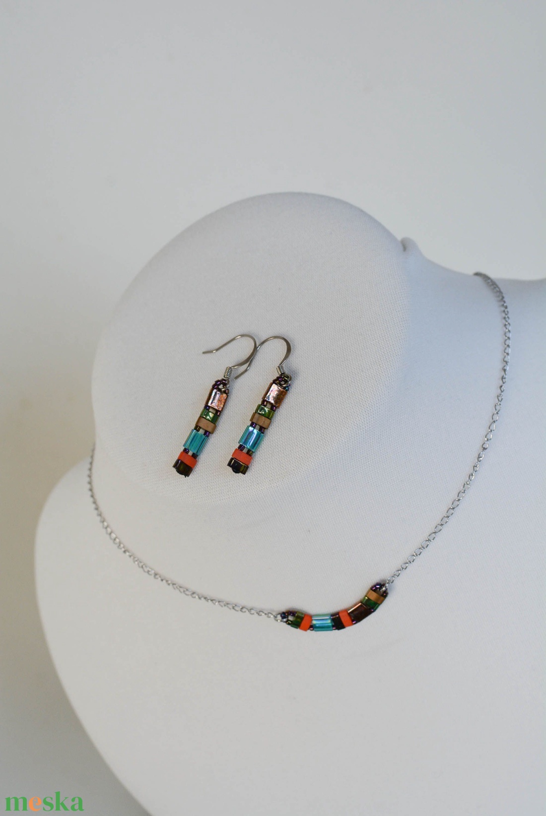 PiciPixel fülbevaló  Fűszer árnyalatok - ékszer - fülbevaló - lógó fülbevaló - Meska.hu