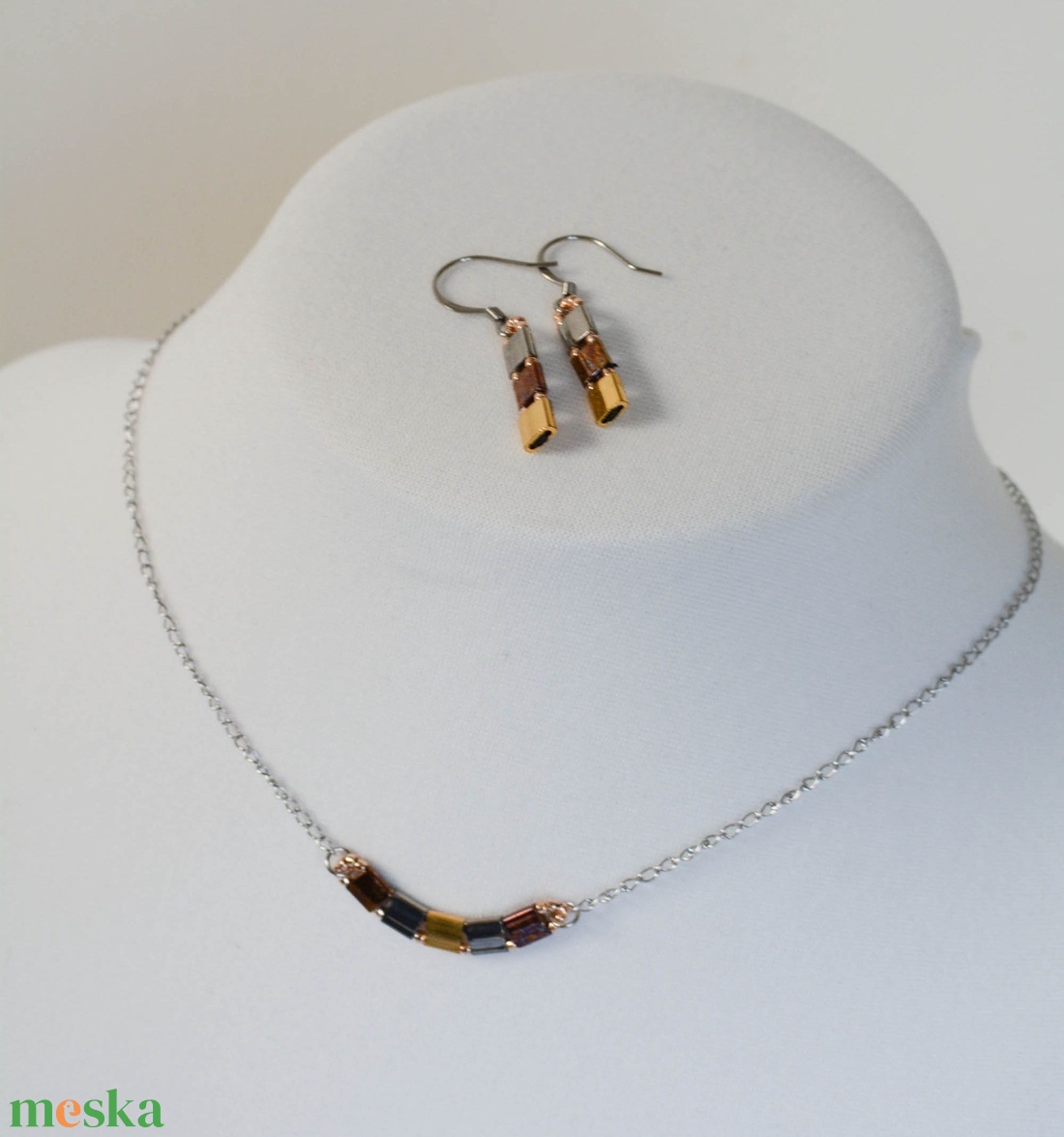 PiciPixel nyaklánc  Mixed metal - ékszer - nyaklánc - medál nélküli nyaklánc - Meska.hu