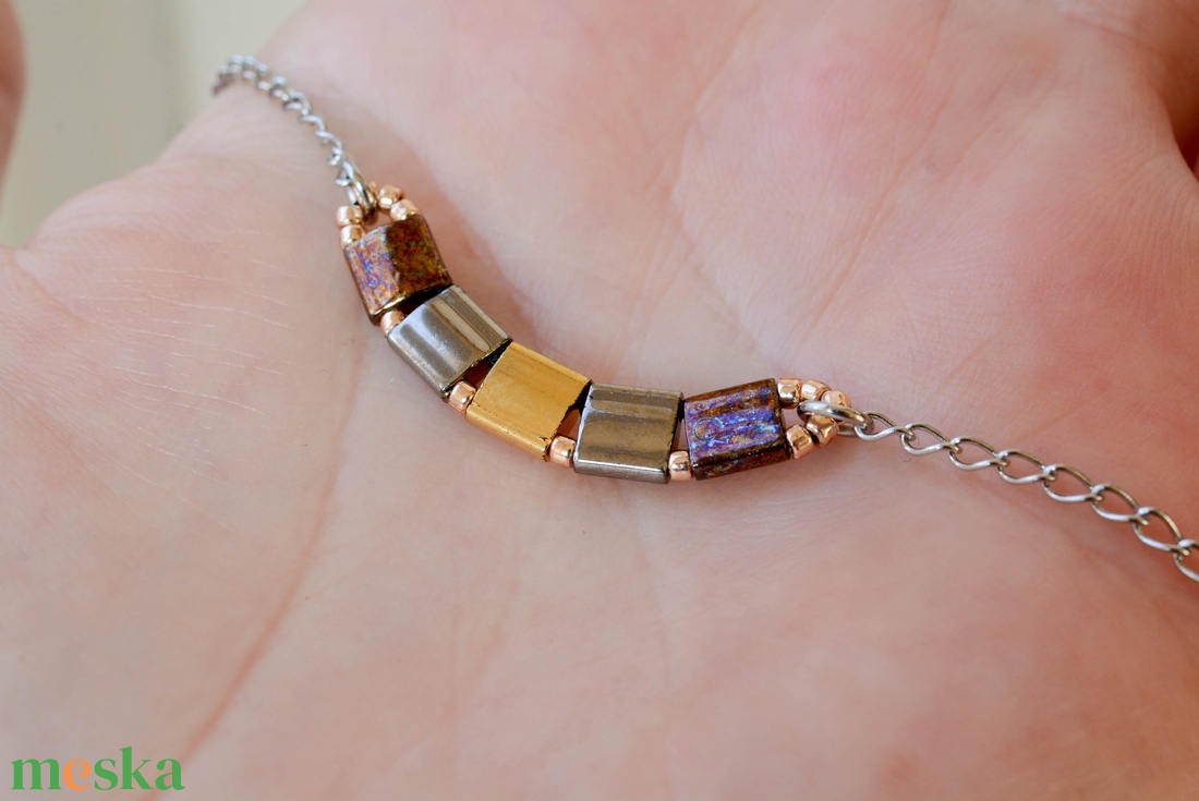 PiciPixel nyaklánc  Mixed metal - ékszer - nyaklánc - medál nélküli nyaklánc - Meska.hu