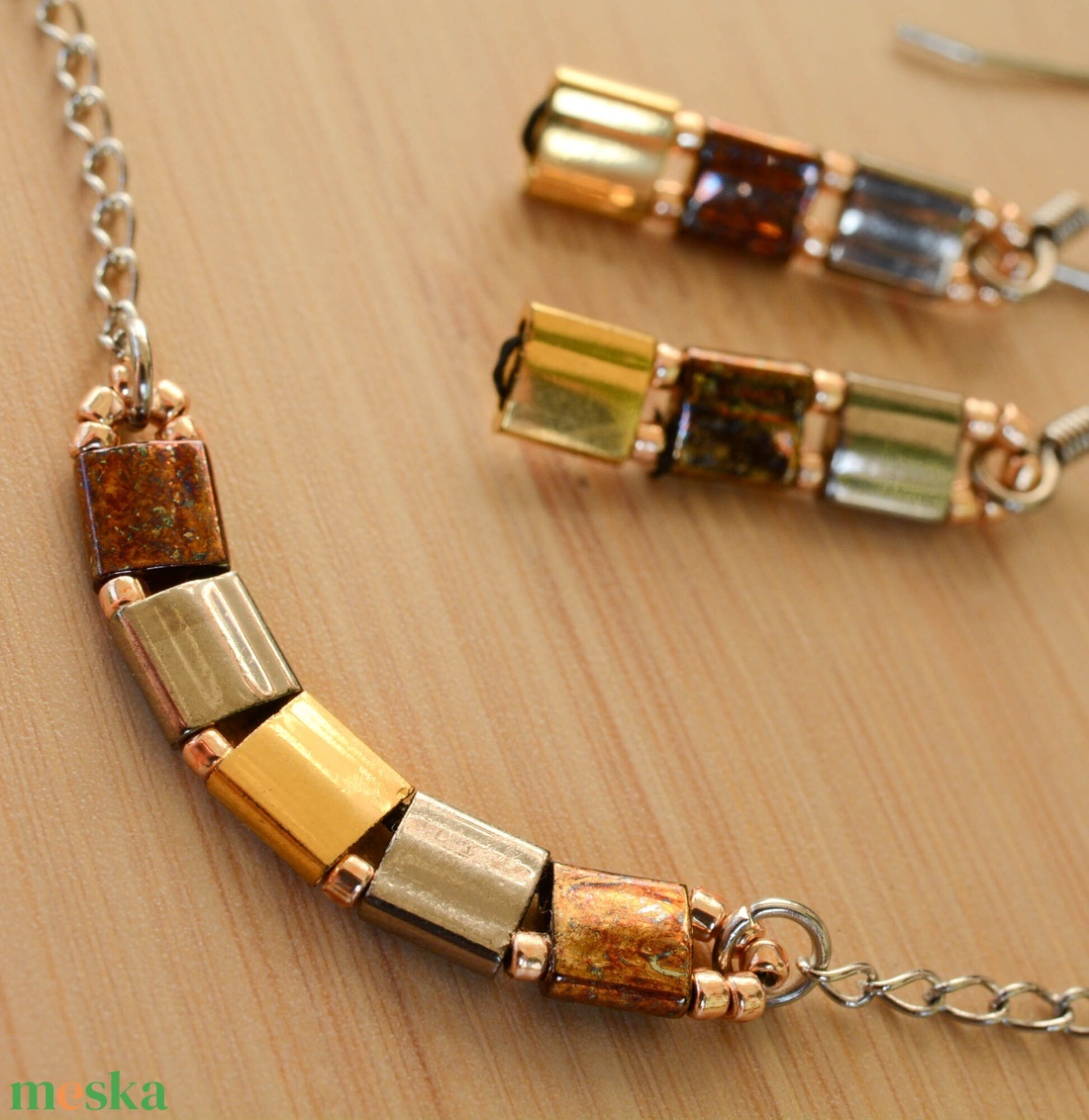 PiciPixel nyaklánc  Mixed metal - ékszer - nyaklánc - medál nélküli nyaklánc - Meska.hu