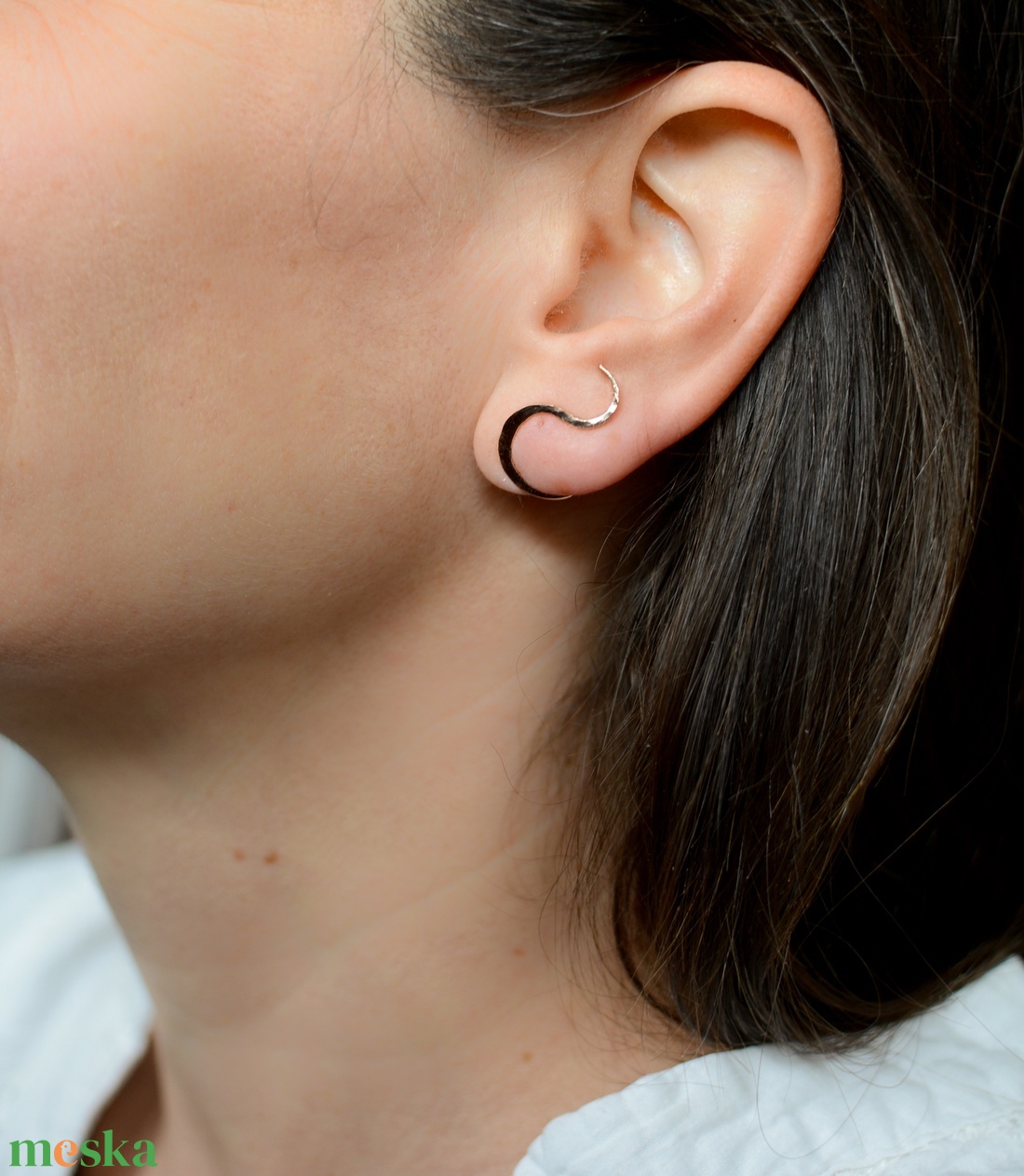 Bronz klipsz - S, nagyon kényelmes - ékszer - fülbevaló - klipsz - Meska.hu