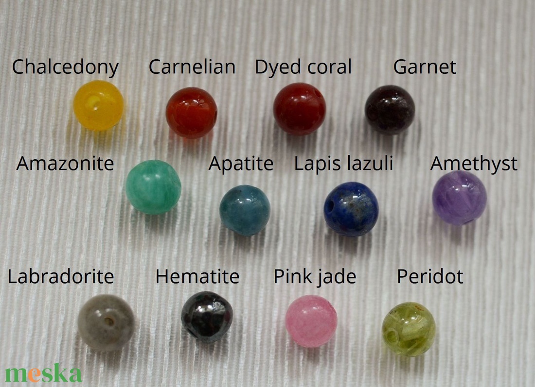 Bronz klipsz ásvánnyal - spirál, nagyon kényelmes - ékszer - fülbevaló - klipsz - Meska.hu