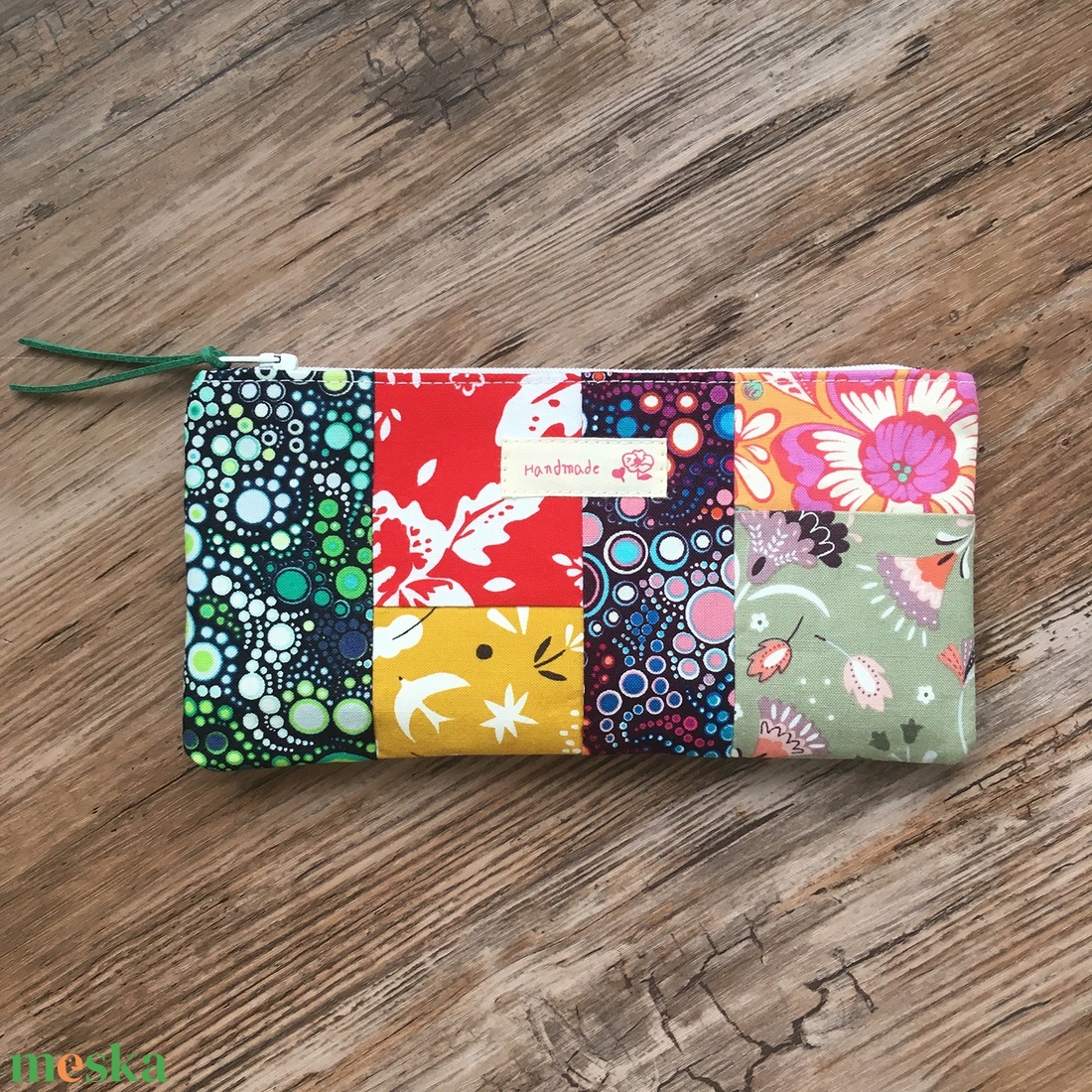 AKCIÓ!!! Patchwork neszesszer tolltartó szemüvegtartó irattartó - táska & tok - neszesszer - Meska.hu