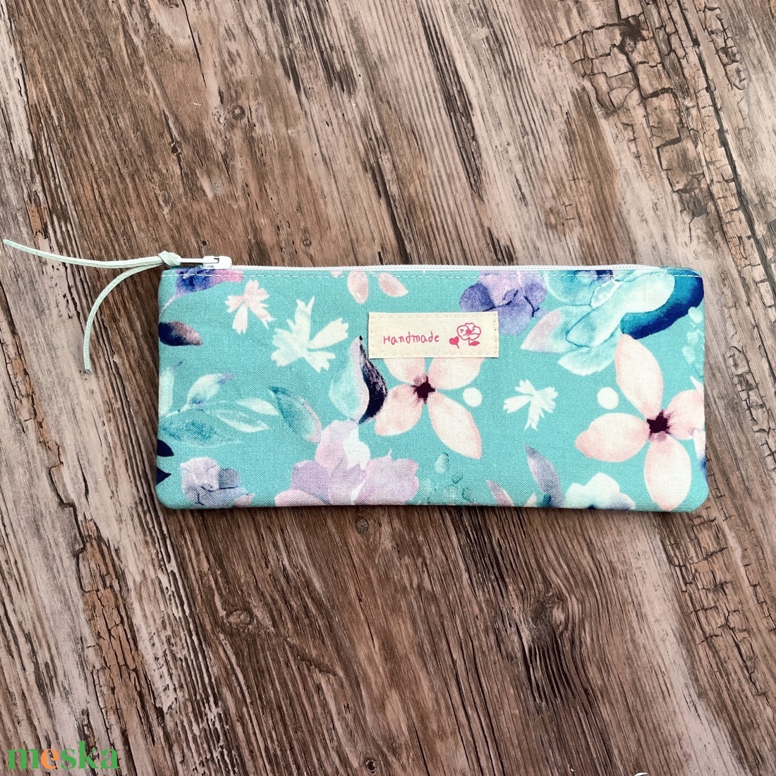 Romantikus virágos neszesszer tolltartó szemüvegtartó tok - táska & tok - neszesszer - Meska.hu