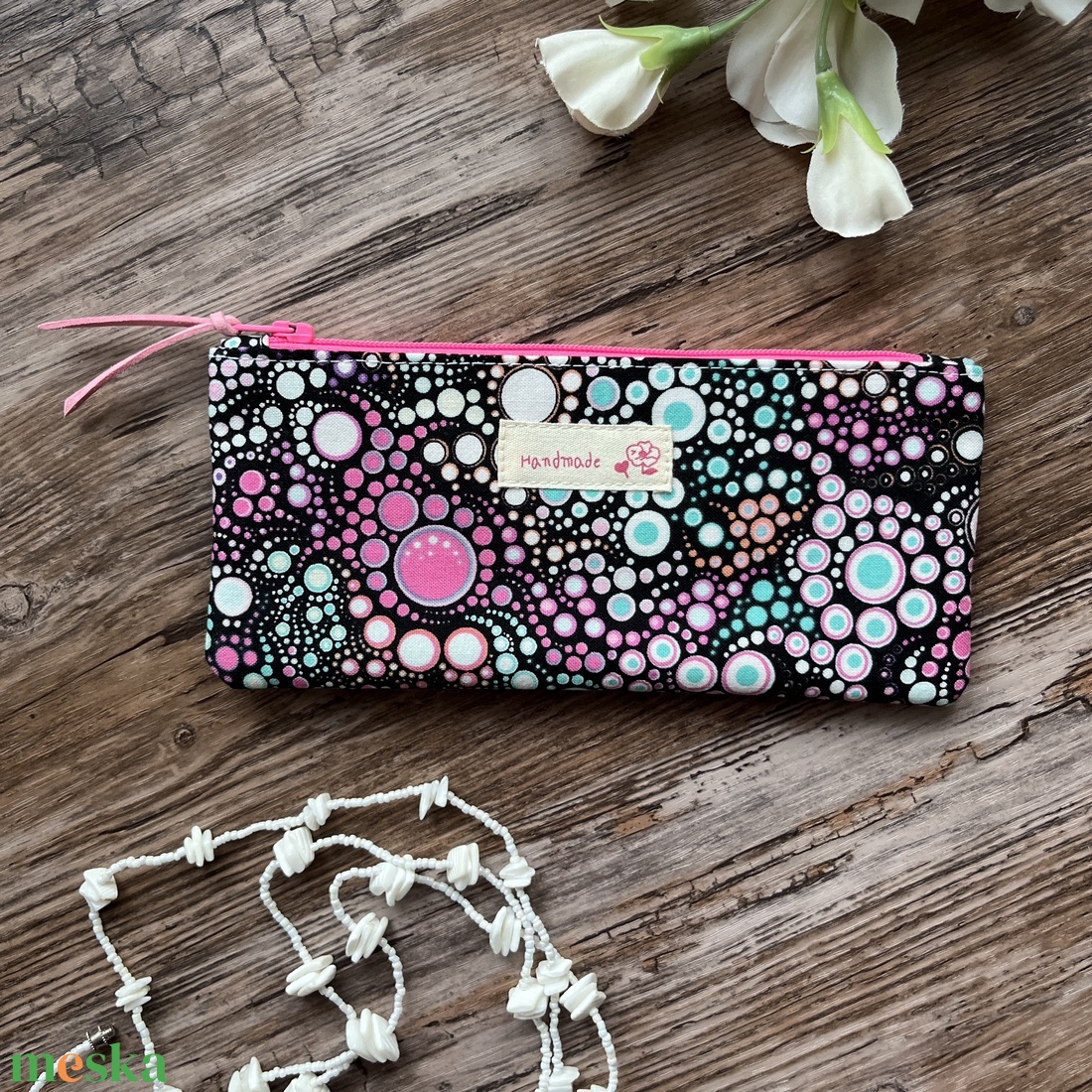 Színes buborék mintás tolltartó neszesszer szemüvegtartó - táska & tok - neszesszer - Meska.hu