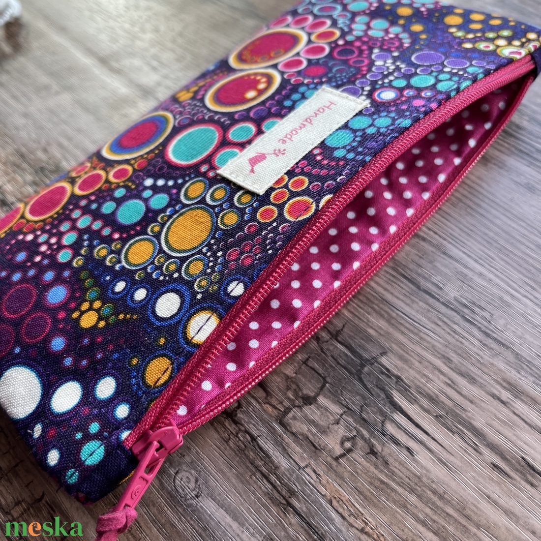 Színes buborék mintás tolltartó neszesszer szemüvegtartó tok erszény ajándék születésnap pedagógusnap gyereknap - táska & tok - neszesszer - Meska.hu