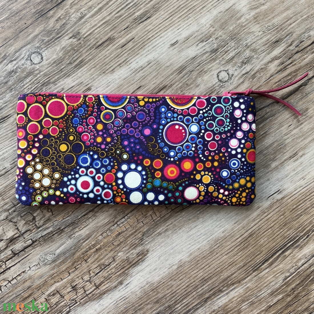 Színes buborék mintás tolltartó neszesszer szemüvegtartó tok erszény ajándék születésnap pedagógusnap gyereknap - táska & tok - neszesszer - Meska.hu