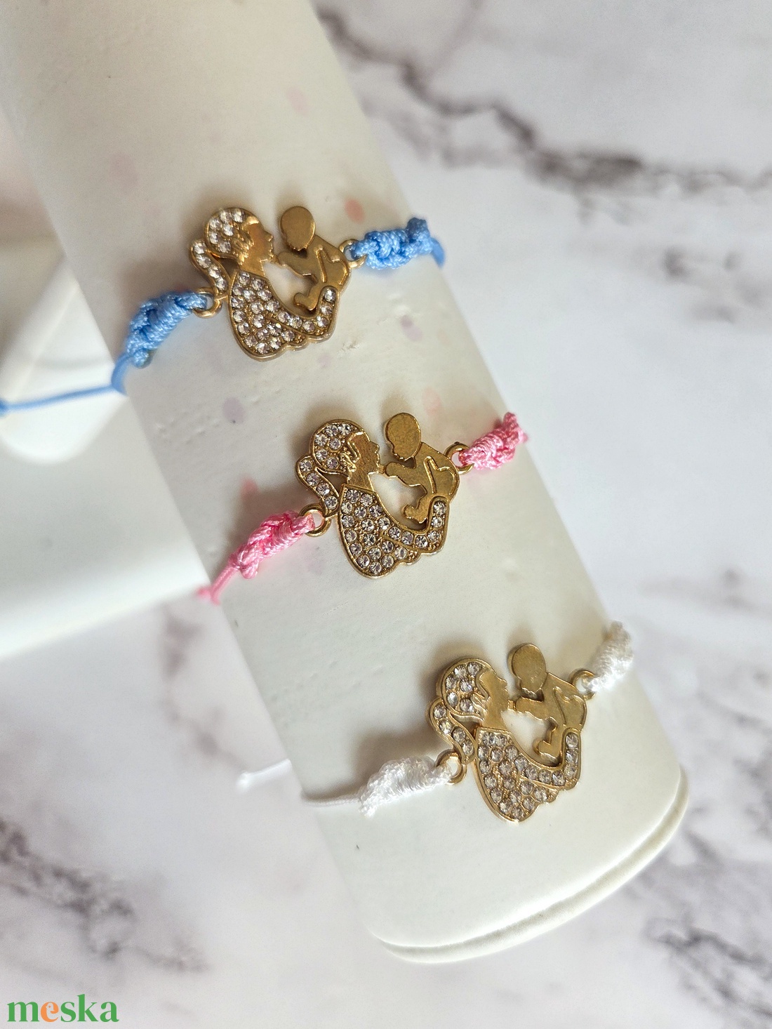 Anya és gyermeke medálos karkötő - ékszer - karkötő - charm karkötő - Meska.hu Anya és gyermeke medálos karkötő - ékszer - karkötő - charm karkötő - Meska.hu