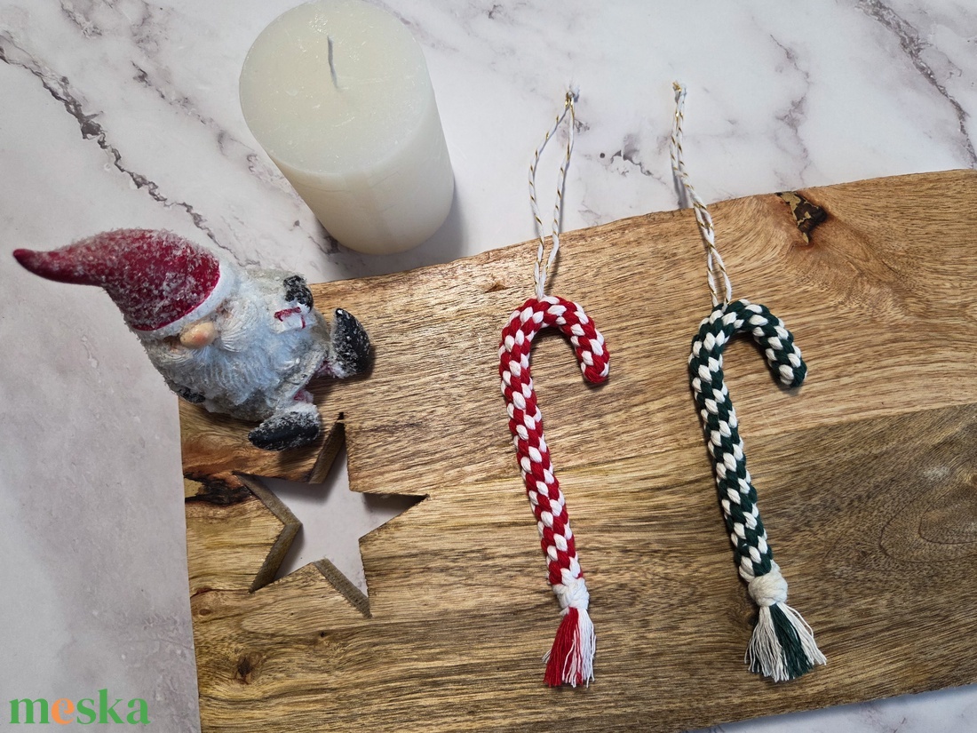 Cukorpálca - karácsony - karácsonyi lakásdekoráció - karácsonyfadíszek - Meska.hu