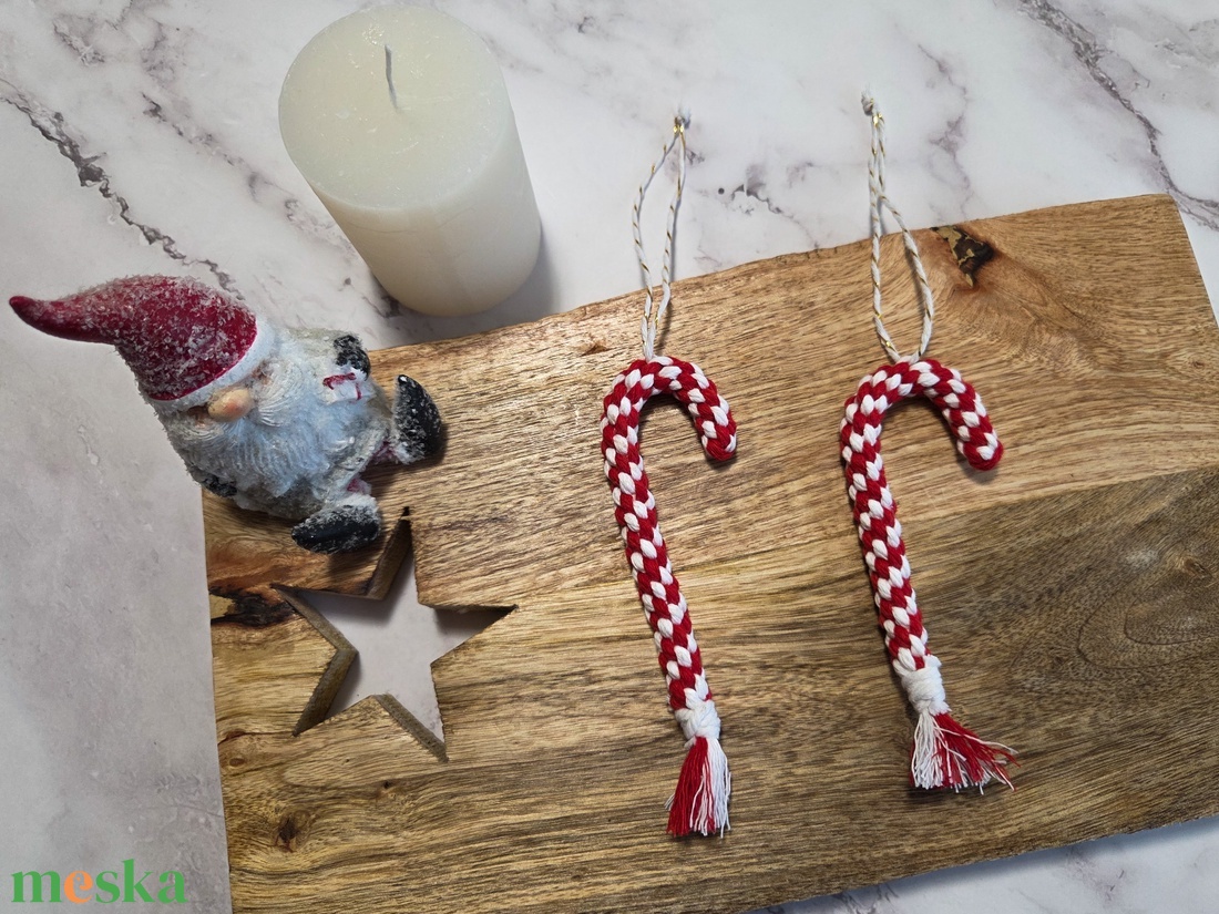 Cukorpálca - karácsony - karácsonyi lakásdekoráció - karácsonyfadíszek - Meska.hu