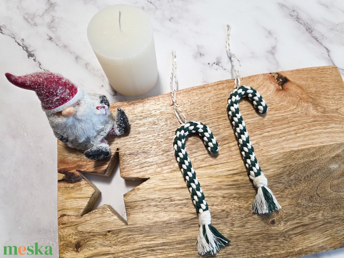 Cukorpálca - karácsony - karácsonyi lakásdekoráció - karácsonyfadíszek - Meska.hu