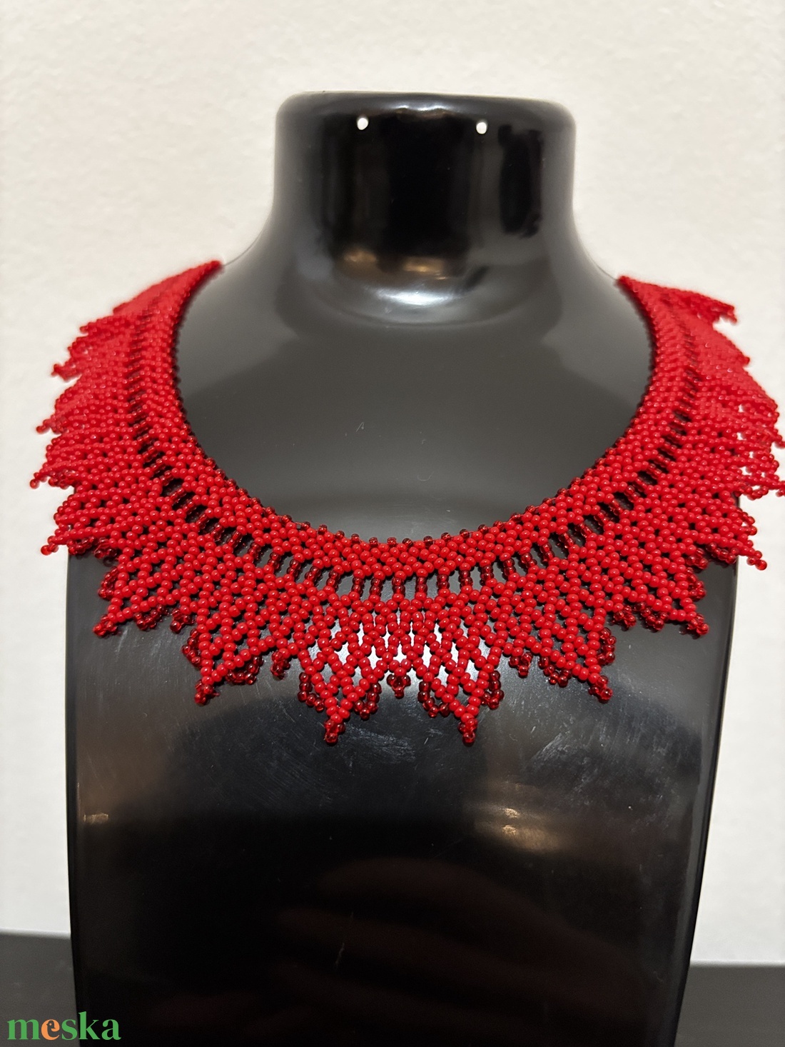 Kis kriza nyakék - ékszer - nyaklánc - gyöngyös nyaklánc - Meska.hu