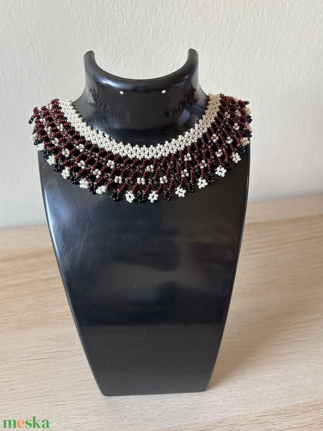 Gyöngyös nyakék - ékszer - nyaklánc - gyöngyös nyaklánc - Meska.hu