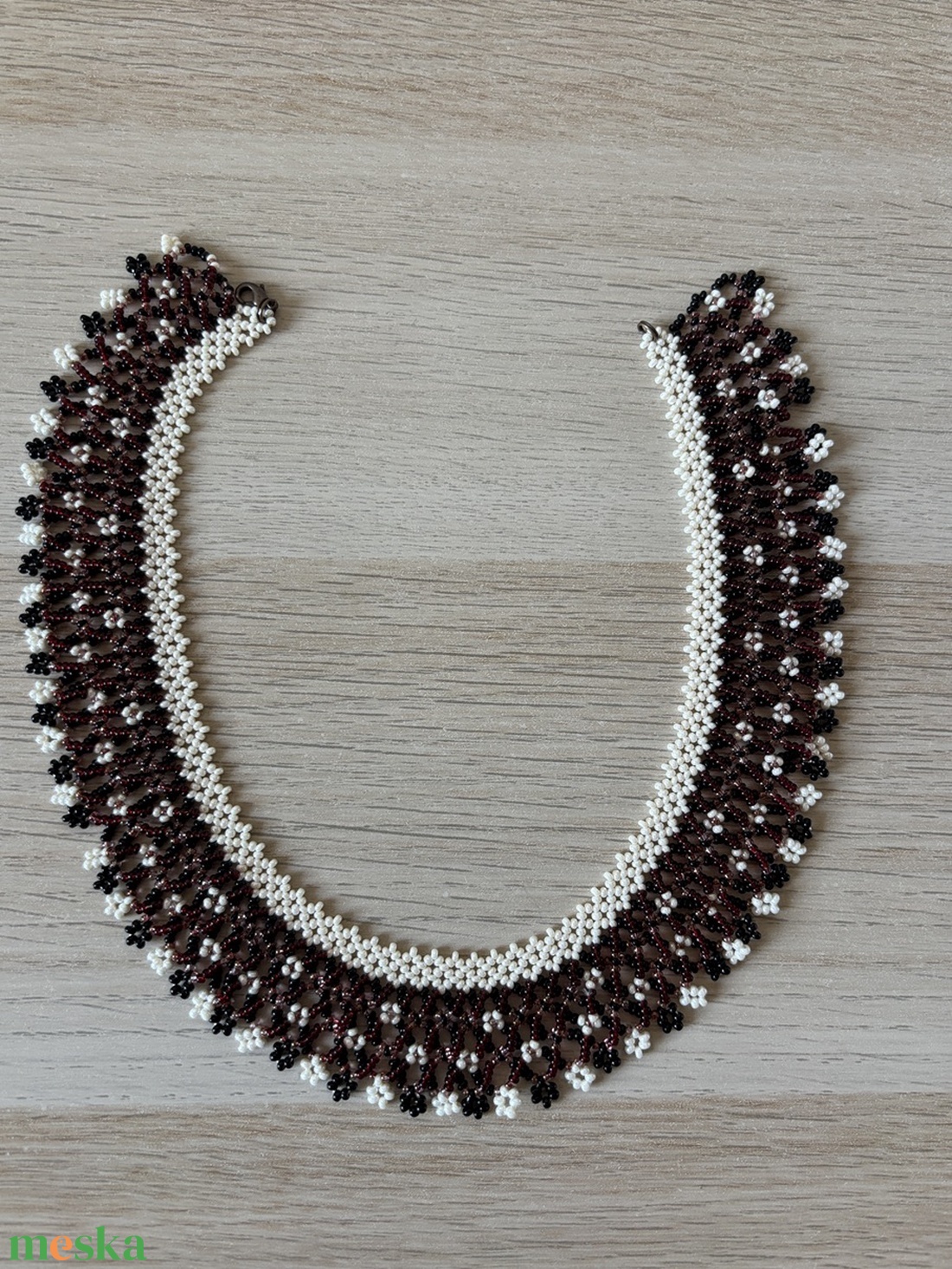 Gyöngyös nyakék - ékszer - nyaklánc - gyöngyös nyaklánc - Meska.hu