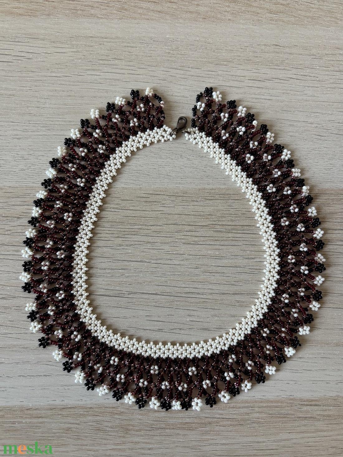 Gyöngyös nyakék - ékszer - nyaklánc - gyöngyös nyaklánc - Meska.hu