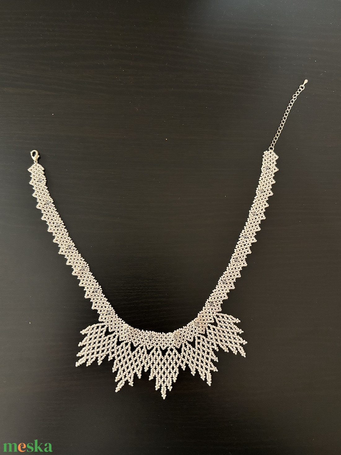 Gyöngyös nyakék - ékszer - nyaklánc - gyöngyös nyaklánc - Meska.hu