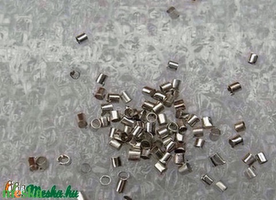 kb 500 db stopper ezüst színben - kellékek & szerszámok - gyöngyfűzés kellékek - egyéb alkatrész - Meska.hu