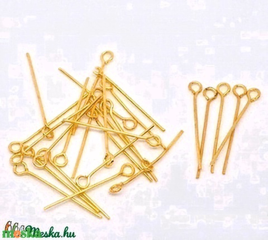 100 db szerelőpálca 30 mm arany színű - kellékek & szerszámok - gyöngyfűzés kellékek - szerelőpálca - Meska.hu 100 db szerelőpálca 30 mm arany színű - kellékek & szerszámok - gyöngyfűzés kellékek - szerelőpálca - Meska.hu