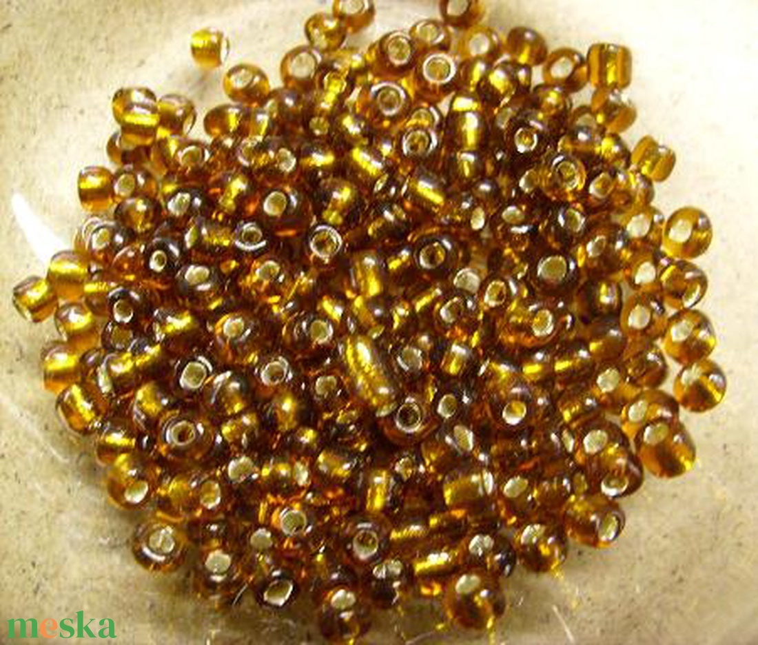 4 mm-es kásagyöngy 5 x 20 g - kellékek & szerszámok - gyöngyfűzés kellékek - kásagyöngy - Meska.hu