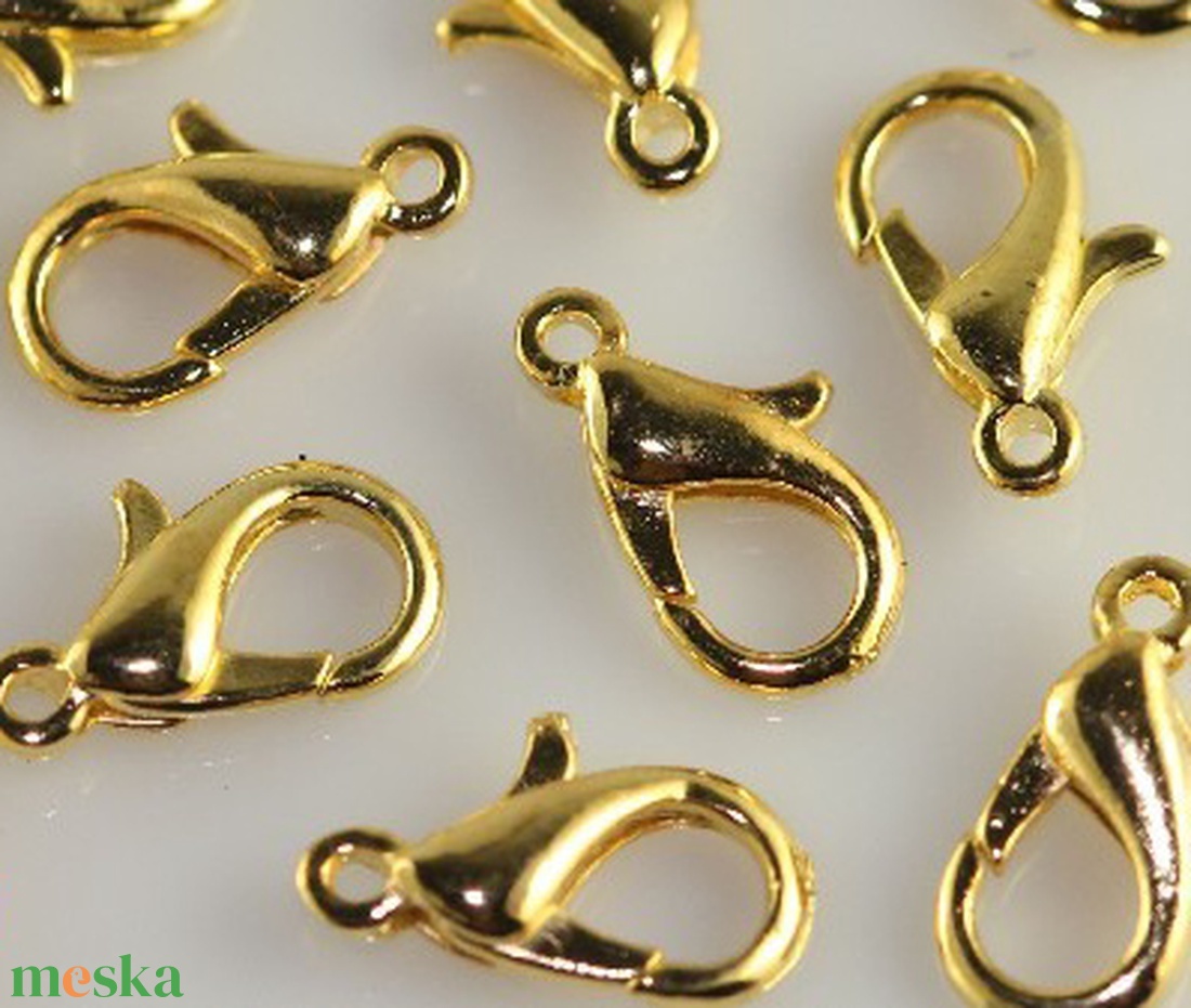 40 db arany színű delfinkapocs 12 mm - gyöngy, ékszerkellék - egyéb alkatrész - Meska.hu 40 db arany színű delfinkapocs 12 mm - gyöngy, ékszerkellék - egyéb alkatrész - Meska.hu