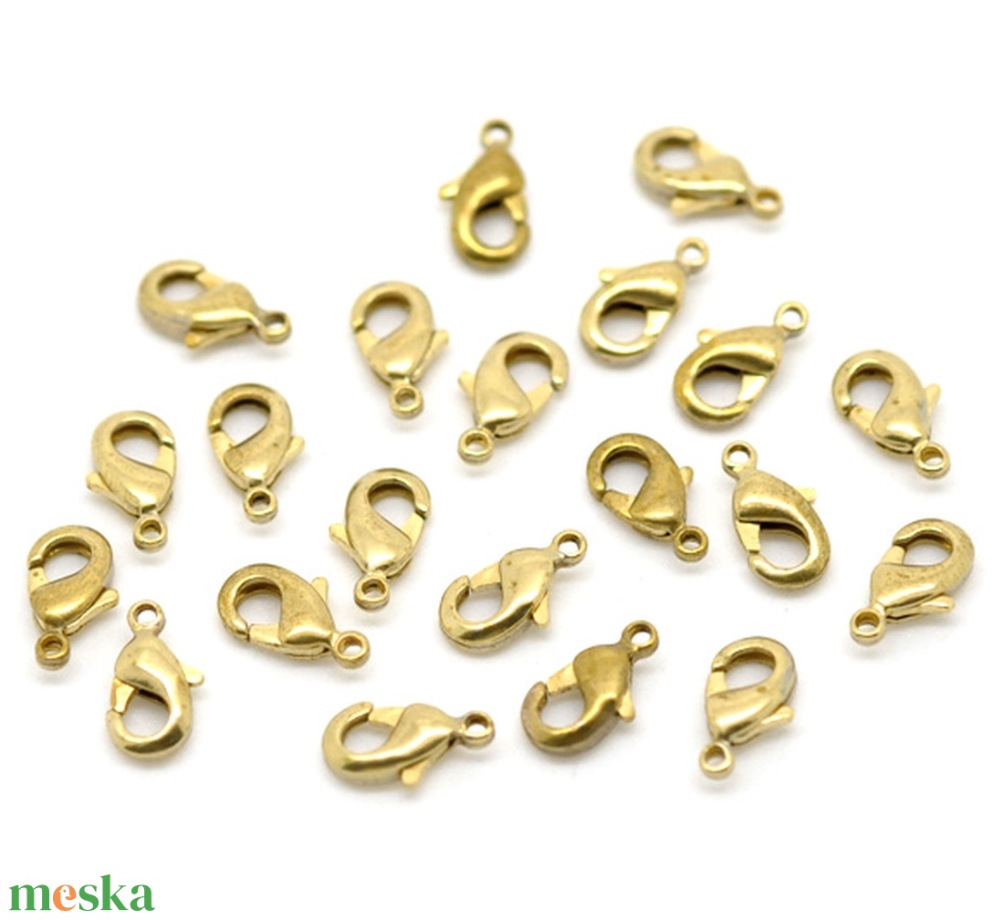 40 db arany színű delfinkapocs 14 mm - gyöngy, ékszerkellék - egyéb alkatrész - Meska.hu 40 db arany színű delfinkapocs 14 mm - gyöngy, ékszerkellék - egyéb alkatrész - Meska.hu