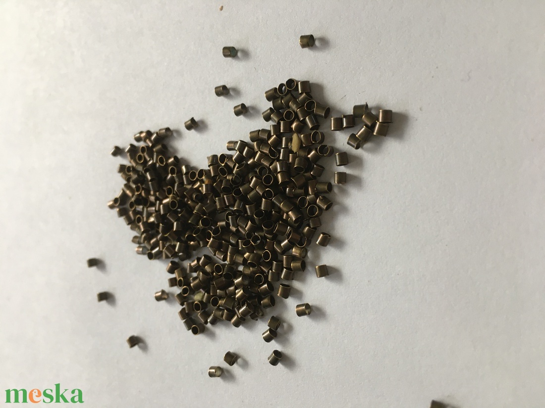 Sárgaréz színű stopper gyöngy 2 mm - gyöngy, ékszerkellék - egyéb alkatrész - Meska.hu Sárgaréz színű stopper gyöngy 2 mm - gyöngy, ékszerkellék - egyéb alkatrész - Meska.hu