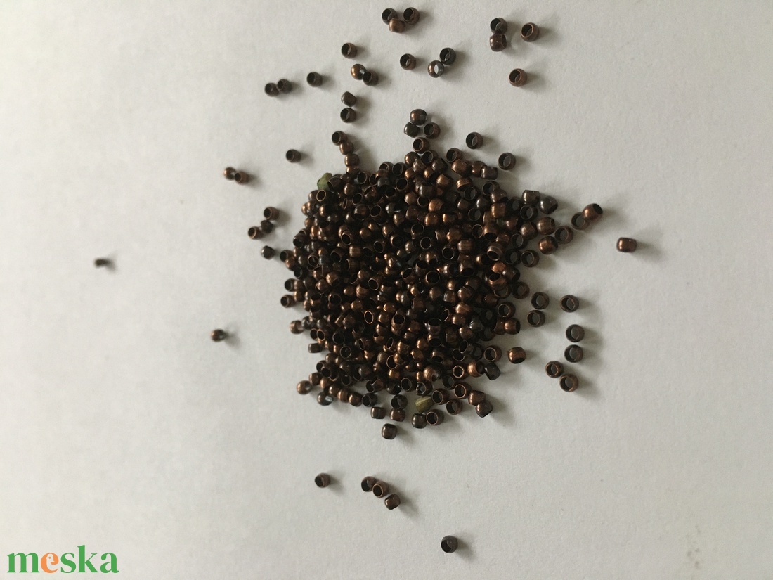 Vörösréz színű stopper gyöngy 1,5 mm - kellékek & szerszámok - gyöngyfűzés kellékek - egyéb alkatrész - Meska.hu Vörösréz színű stopper gyöngy 1,5 mm - kellékek & szerszámok - gyöngyfűzés kellékek - egyéb alkatrész - Meska.hu