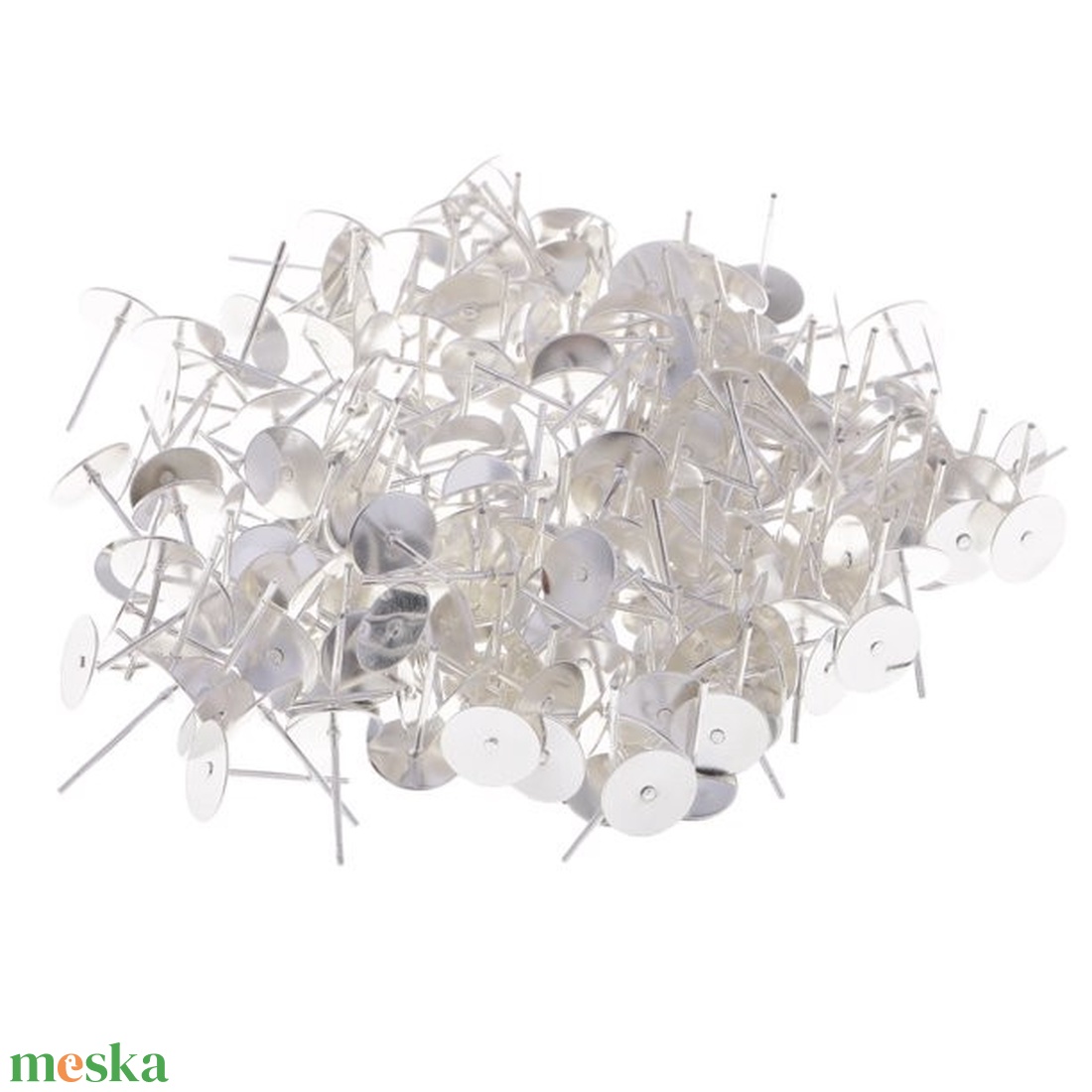 FÜLBEVALÓ STIFT 8 MM, 100 DB - kellékek & szerszámok - ékszerkellék - fülbevaló kapocs - Meska.hu