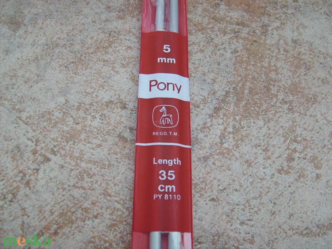 Pony egyenes kötőtű 5-ös - kellékek & szerszámok - szerszámok, eszközök - eszköz kötéshez, horgoláshoz - Meska.hu