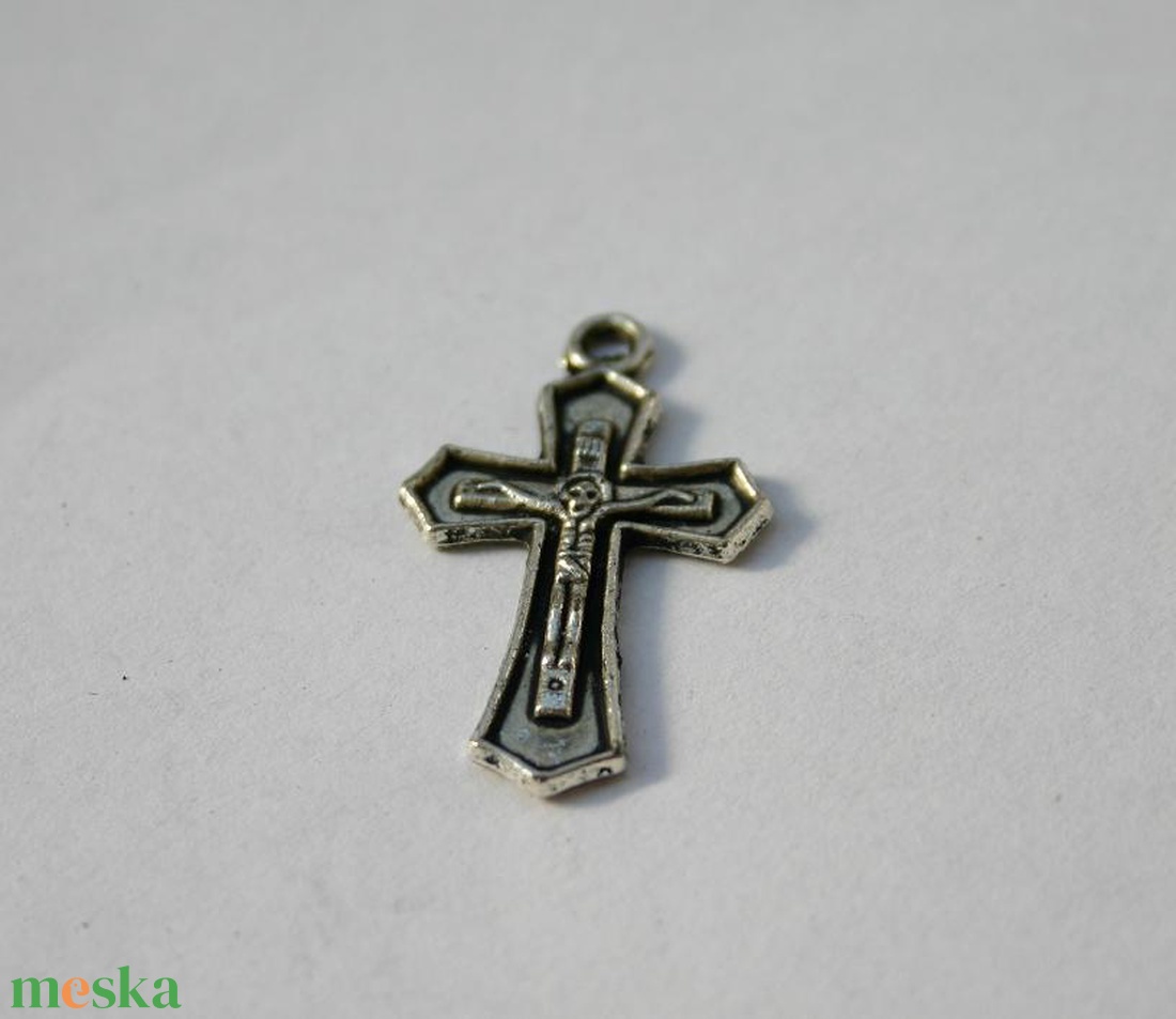 20 db Tibeti ezüst színű kereszt medál - kellékek & szerszámok - gyöngyfűzés kellékek - egyéb alkatrész - Meska.hu 20 db Tibeti ezüst színű kereszt medál - kellékek & szerszámok - gyöngyfűzés kellékek - egyéb alkatrész - Meska.hu