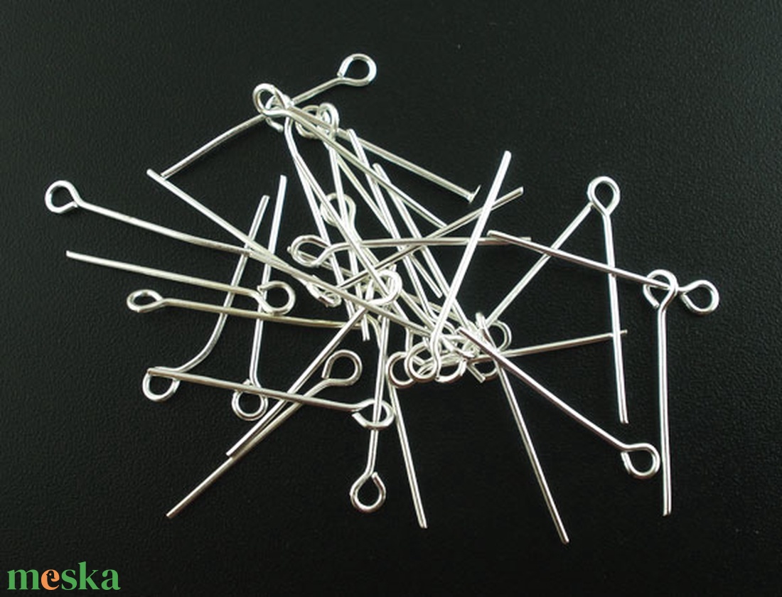 NEMESACÉL SZERELŐPÁLCA 50 DB 50 mm, HURKOS - kellékek & szerszámok - gyöngyfűzés kellékek - szerelőpálca - Meska.hu NEMESACÉL SZERELŐPÁLCA 50 DB 50 mm, HURKOS - kellékek & szerszámok - gyöngyfűzés kellékek - szerelőpálca - Meska.hu