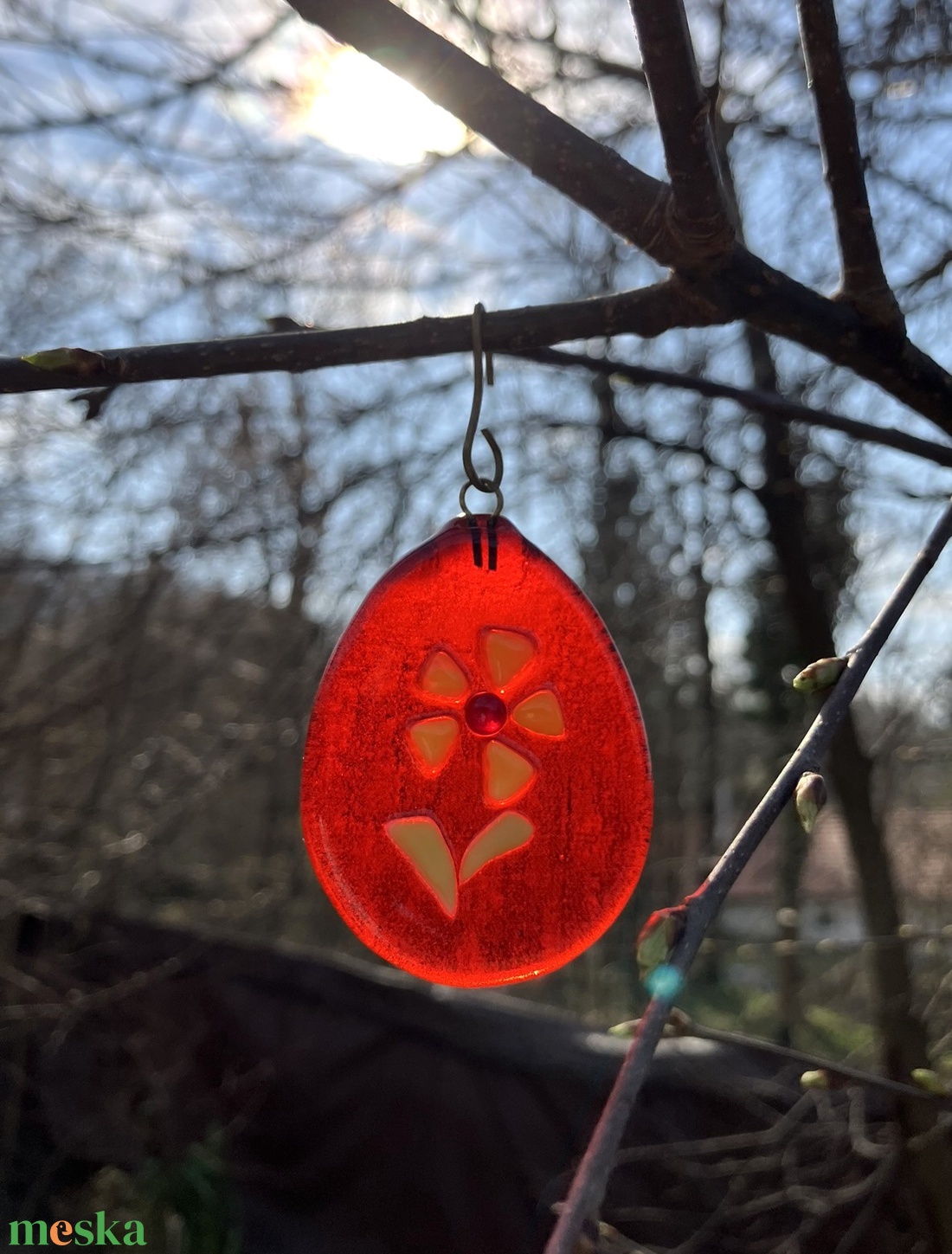 Virágos üveg tojás - otthon & életmód - dekoráció - dísztárgy - Meska.hu Virágos üveg tojás - otthon & életmód - dekoráció - dísztárgy - Meska.hu