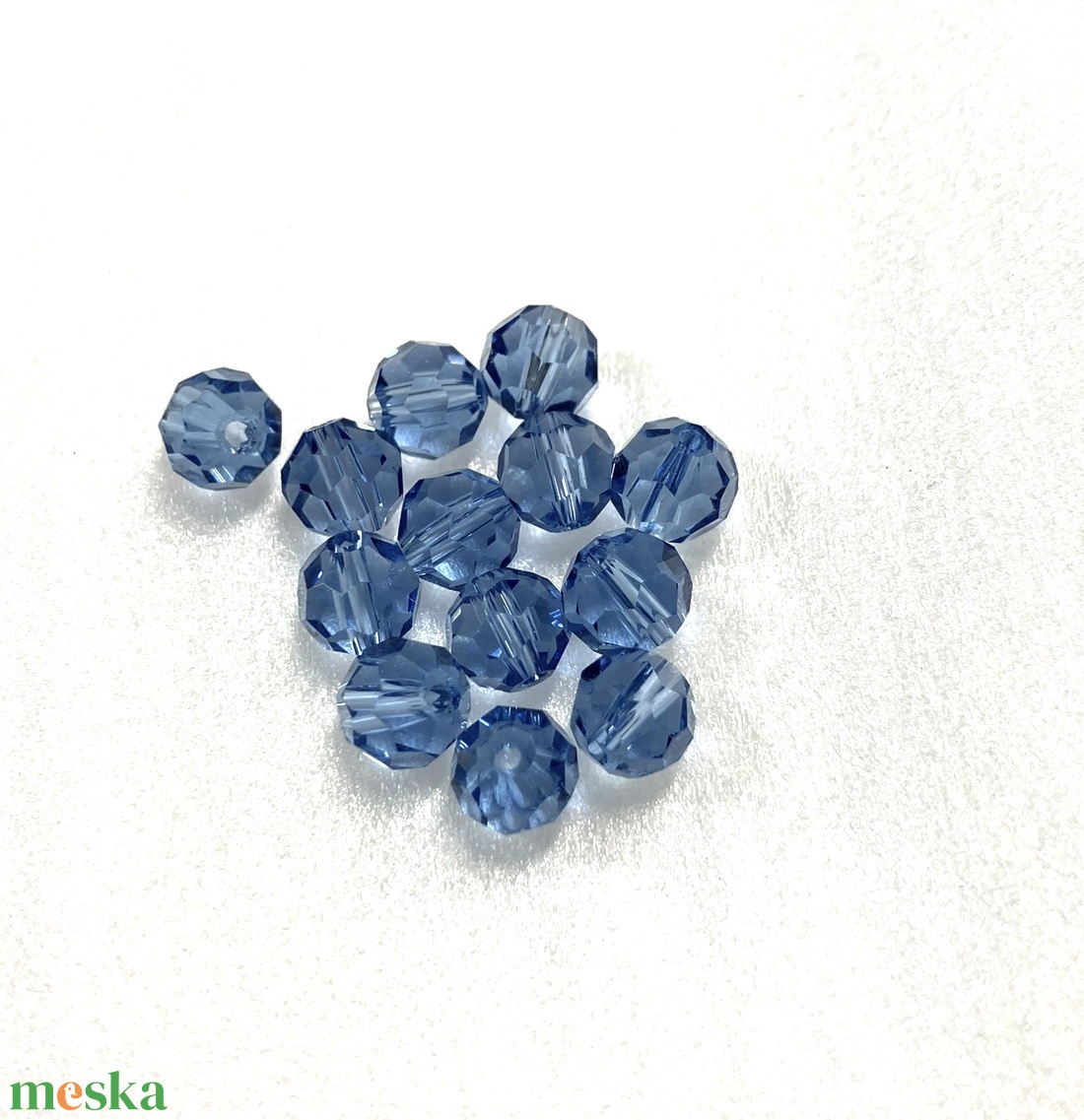KÉK, CSISZOLT ÜVEGGYÖNGY, 6 MM-ES - kellékek & szerszámok - gyöngyfűzés kellékek - üveggyöngy - Meska.hu KÉK, CSISZOLT ÜVEGGYÖNGY, 6 MM-ES - kellékek & szerszámok - gyöngyfűzés kellékek - üveggyöngy - Meska.hu