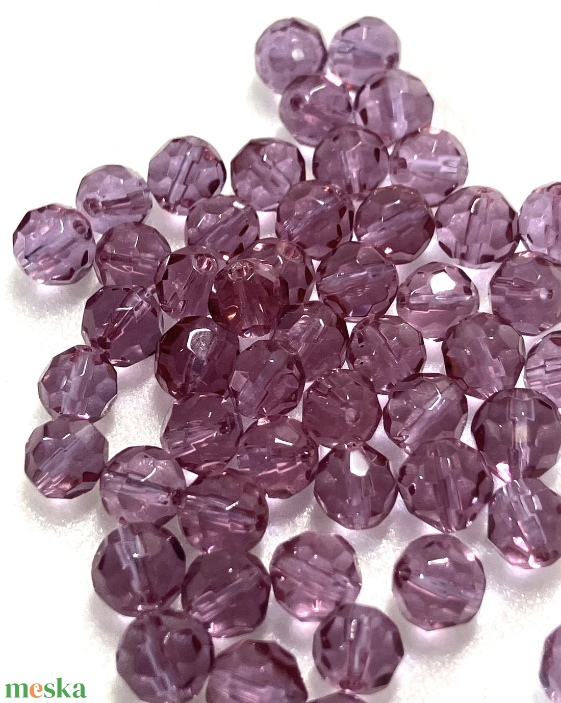 LILA, CSISZOLT ÜVEGGYÖNGY, 6 MM-ES - kellékek & szerszámok - gyöngyfűzés kellékek - üveggyöngy - Meska.hu LILA, CSISZOLT ÜVEGGYÖNGY, 6 MM-ES - kellékek & szerszámok - gyöngyfűzés kellékek - üveggyöngy - Meska.hu