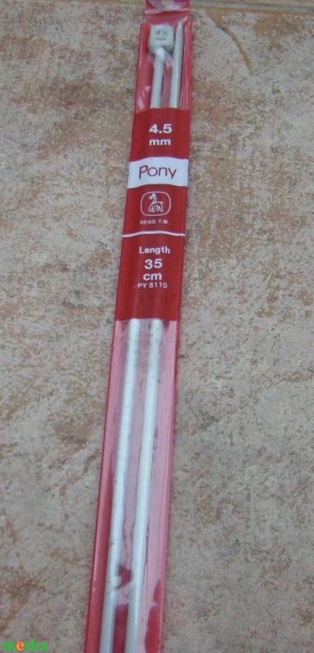 Pony kötőtű 4,5-es - kellékek & szerszámok - szerszámok, eszközök - eszköz kötéshez, horgoláshoz - Meska.hu